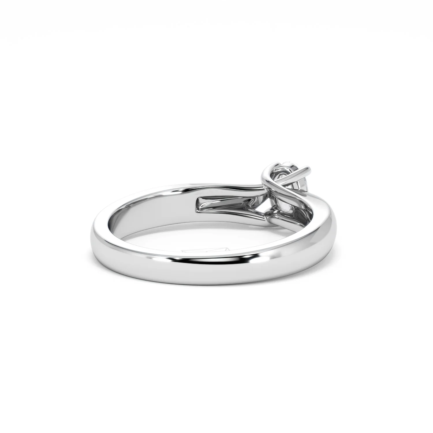 Naomi Oval Cut Lab Diamond Engagement Ring 0.33ct H/SI in 925 Silver - Image 43