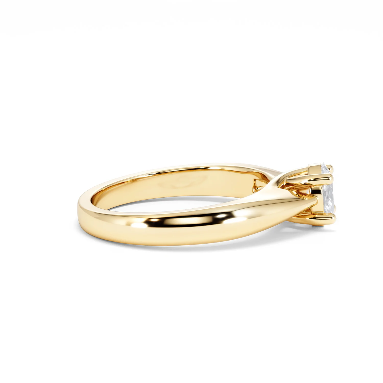 Naomi Oval Cut Lab Diamond Engagement Ring 0.50ct H/SI in 18k Gold Vermeil - Image 29