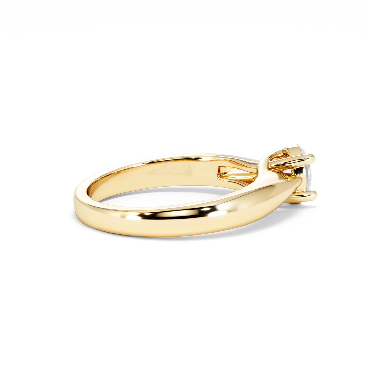 Naomi Oval Cut Lab Diamond Engagement Ring 0.50ct H/SI in 18k Gold Vermeil - Image 34