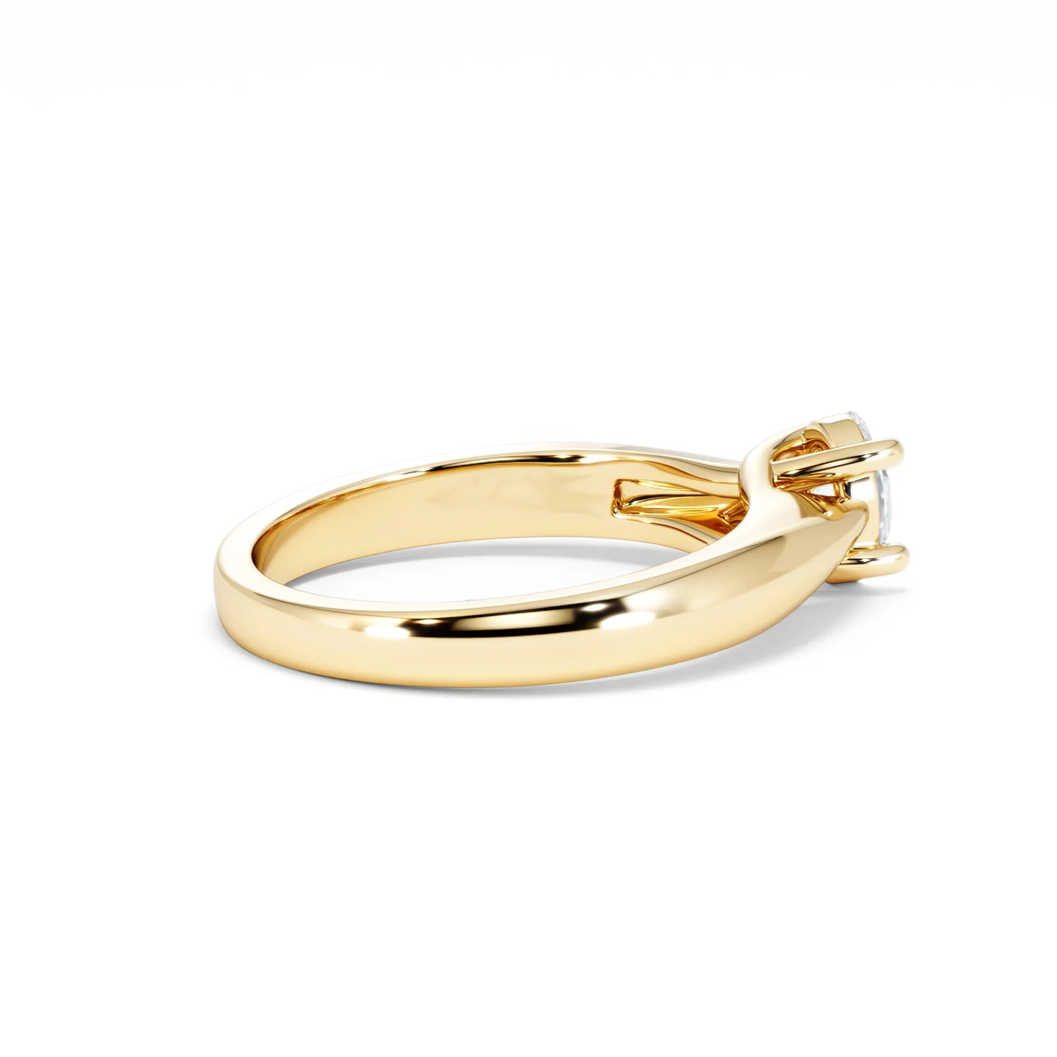 Naomi Oval Cut Lab Diamond Engagement Ring 0.50ct H/SI in 18k Gold Vermeil - Image 35