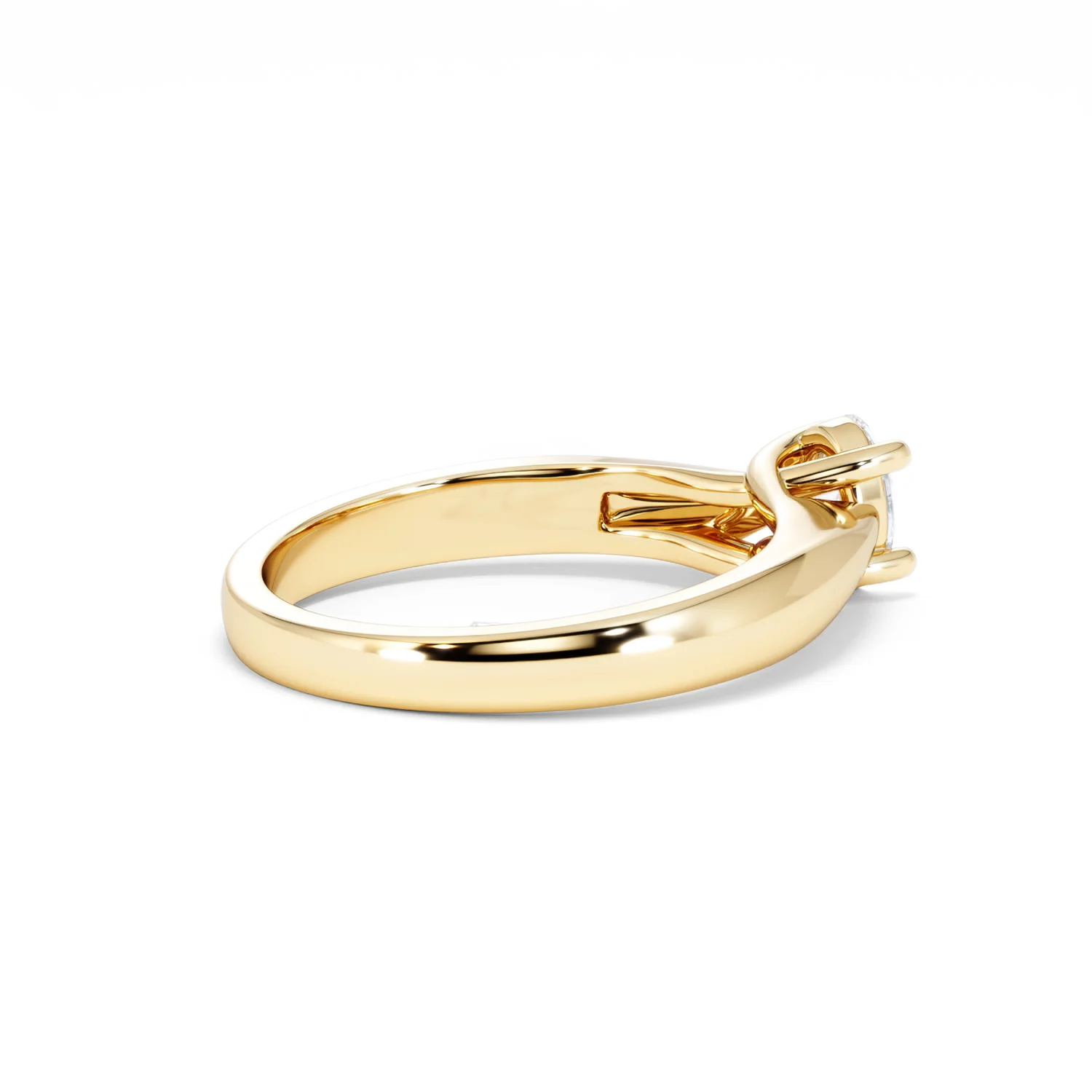 Naomi Oval Cut Lab Diamond Engagement Ring 0.50ct H/SI in 18k Gold Vermeil - Image 37