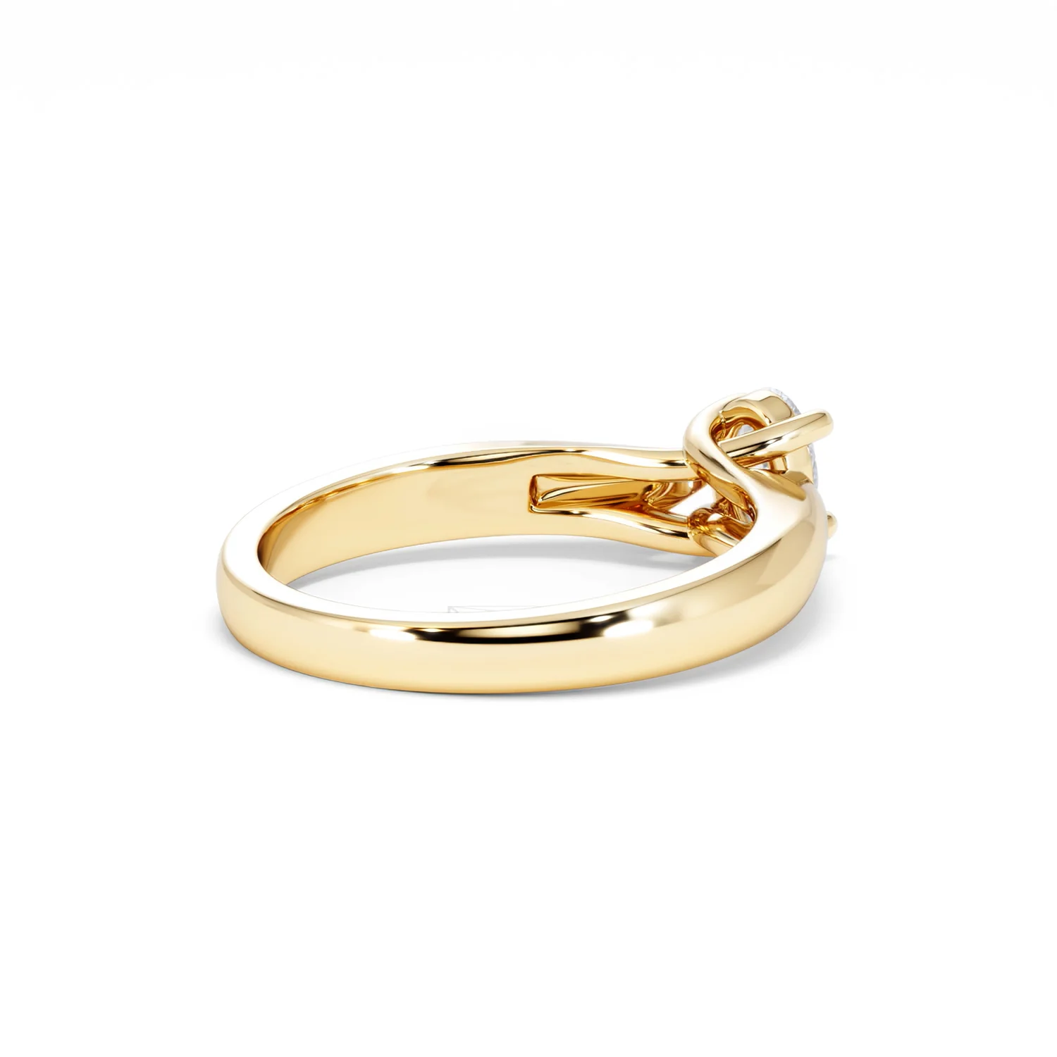Naomi Oval Cut Lab Diamond Engagement Ring 0.50ct H/SI in 18k Gold Vermeil - Image 40