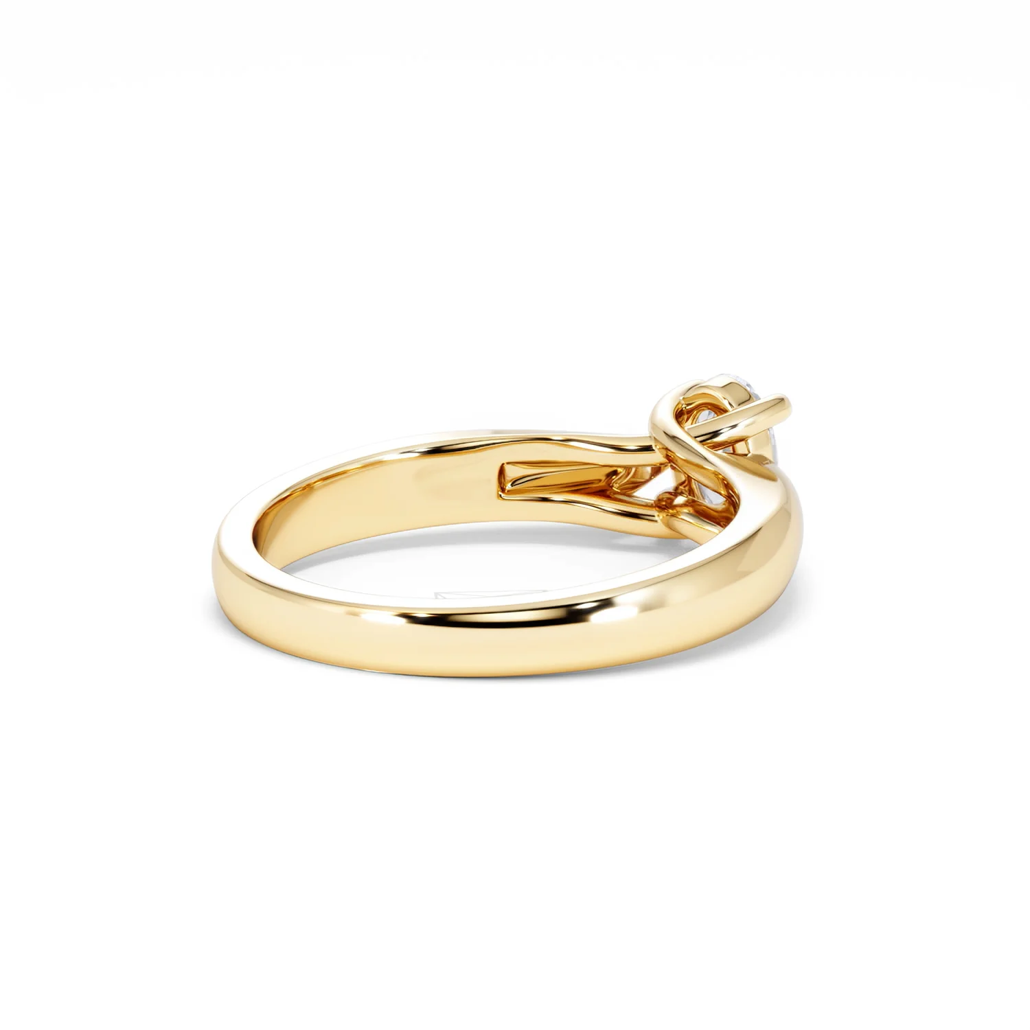 Naomi Oval Cut Lab Diamond Engagement Ring 0.50ct H/SI in 18k Gold Vermeil - Image 41