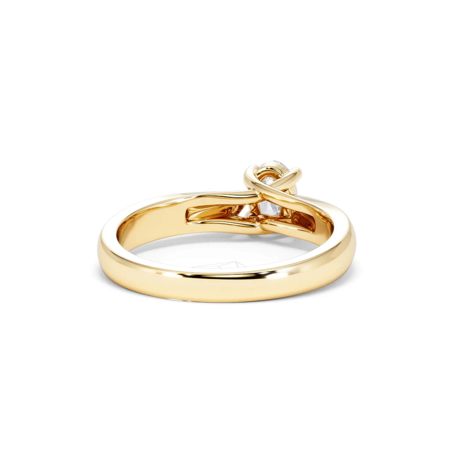 Naomi Oval Cut Lab Diamond Engagement Ring 0.50ct H/SI in 18k Gold Vermeil - Image 46