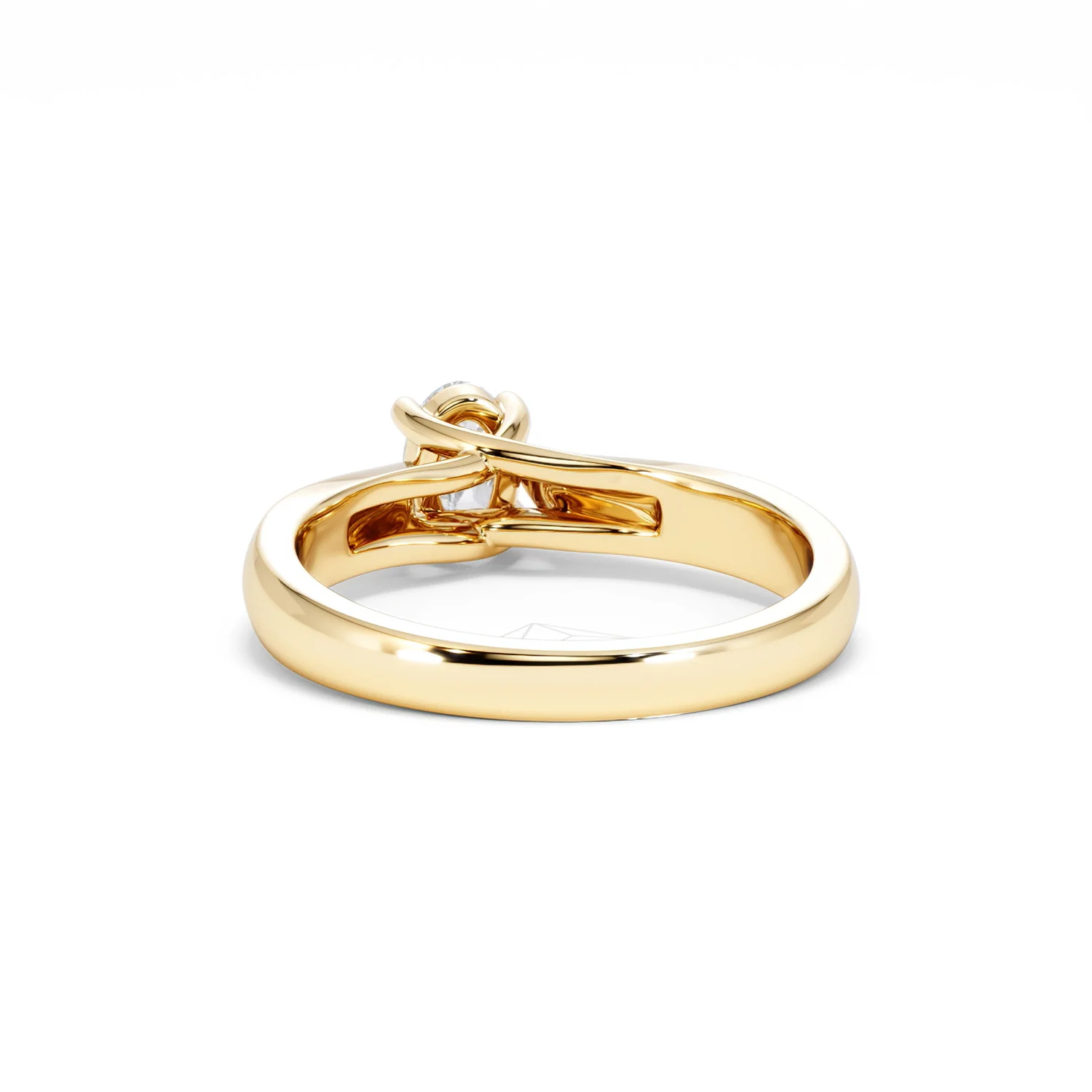 Naomi Oval Cut Lab Diamond Engagement Ring 0.50ct H/SI in 18k Gold Vermeil - Image 53