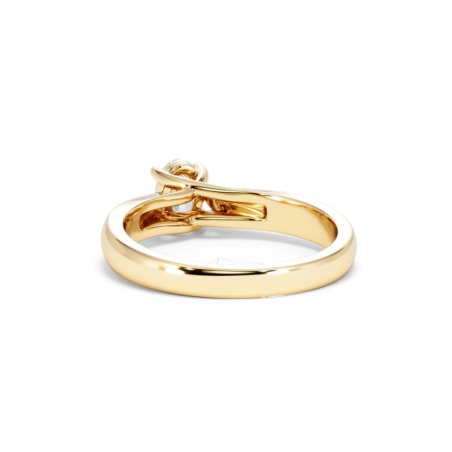 Naomi Oval Cut Lab Diamond Engagement Ring 0.50ct H/SI in 18k Gold Vermeil - Image 54
