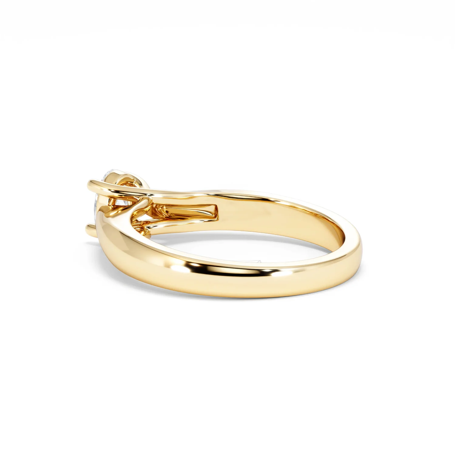 Naomi Oval Cut Lab Diamond Engagement Ring 0.50ct H/SI in 18k Gold Vermeil - Image 61