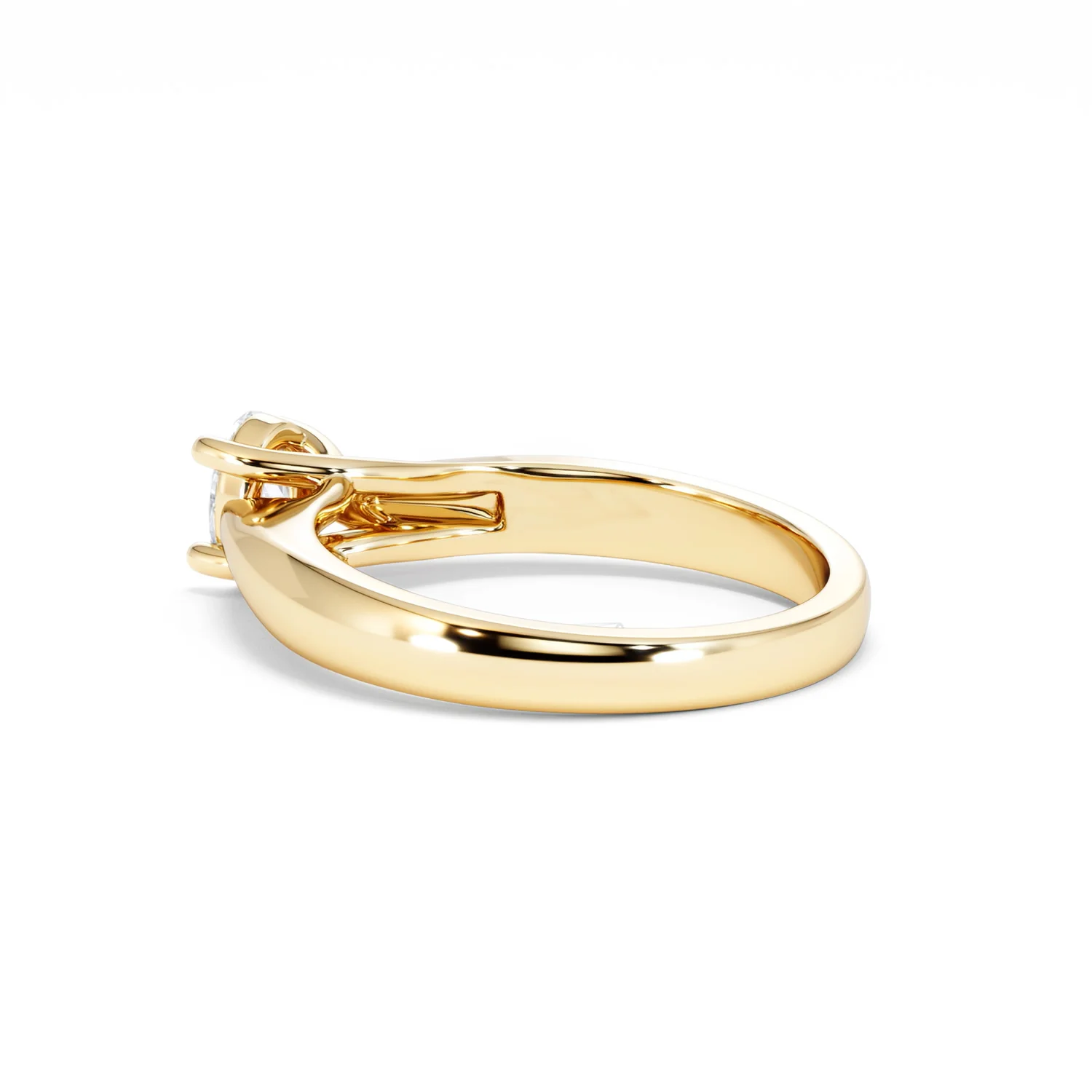Naomi Oval Cut Lab Diamond Engagement Ring 0.50ct H/SI in 18k Gold Vermeil - Image 62
