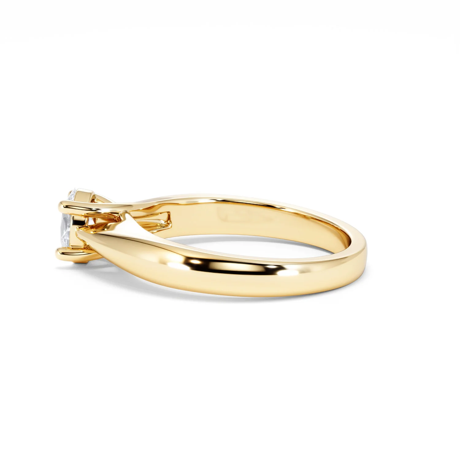 Naomi Oval Cut Lab Diamond Engagement Ring 0.50ct H/SI in 18k Gold Vermeil - Image 68