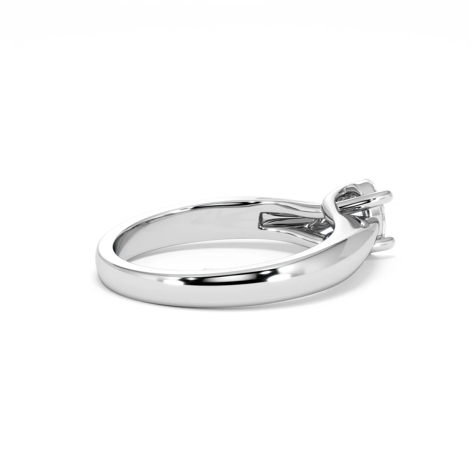 Naomi Oval Cut Lab Diamond Engagement Ring 0.50ct H/SI in 925 Silver - Image 37