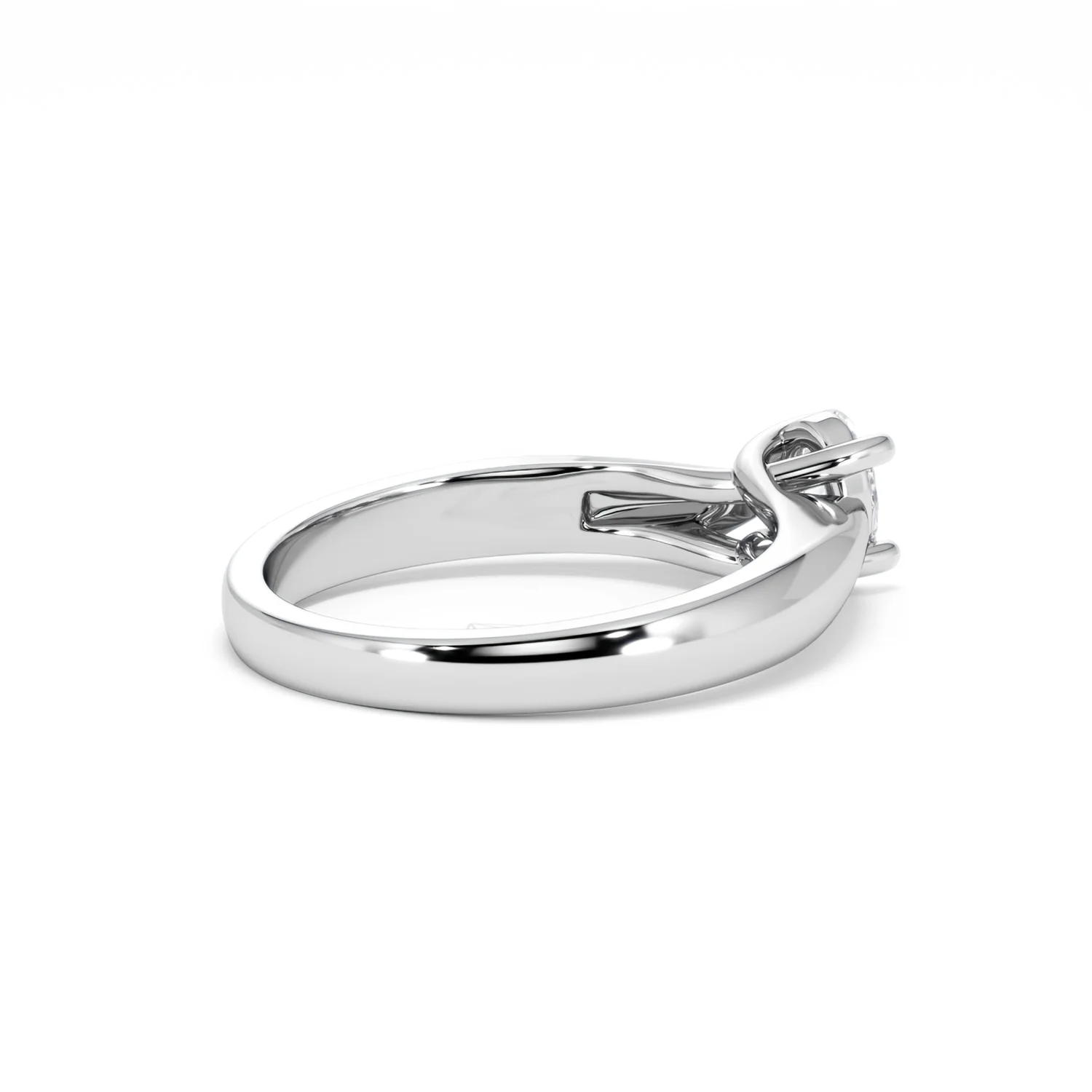 Naomi Oval Cut Lab Diamond Engagement Ring 0.50ct H/SI in 925 Silver - Image 38