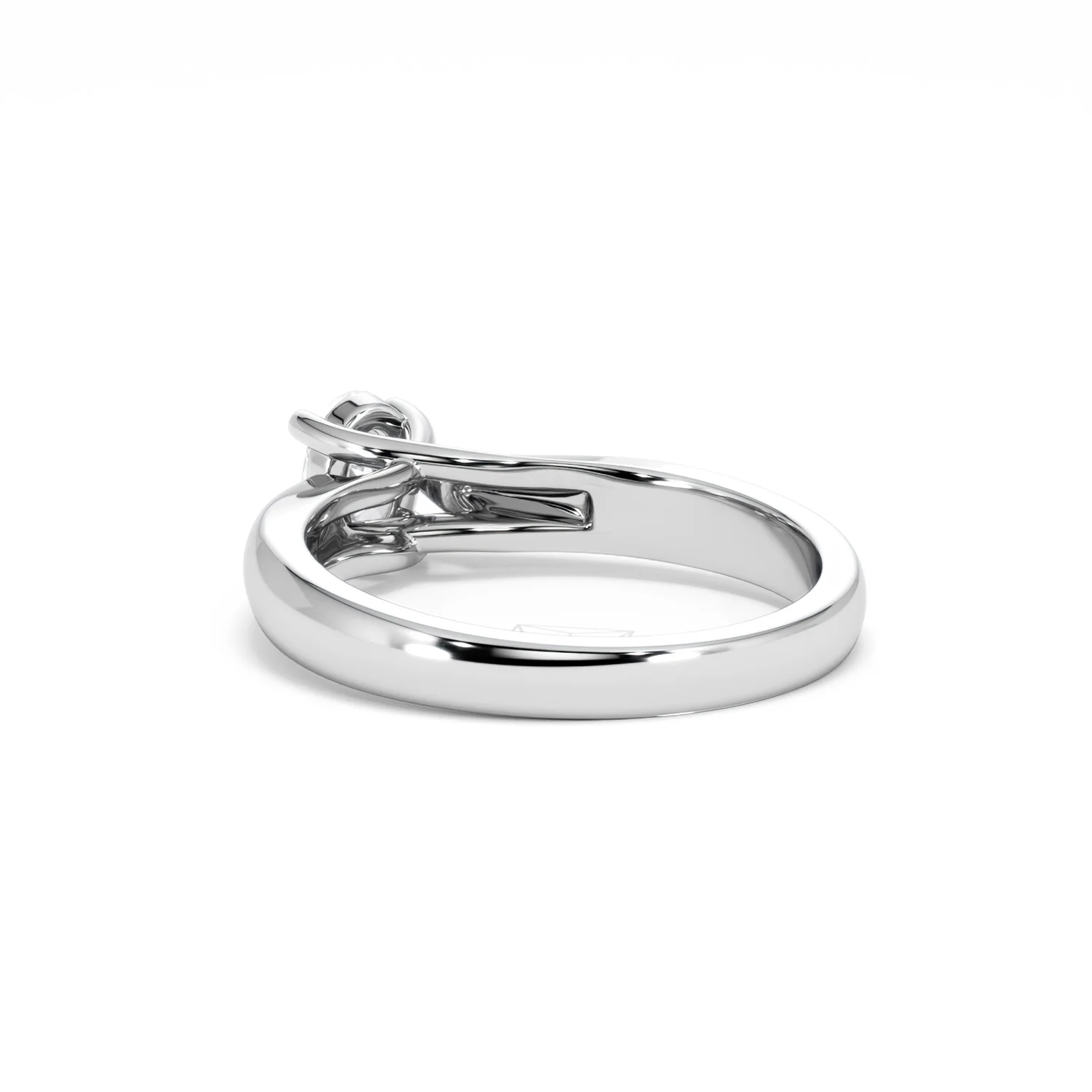Naomi Oval Cut Lab Diamond Engagement Ring 0.50ct H/SI in 925 Silver - Image 57