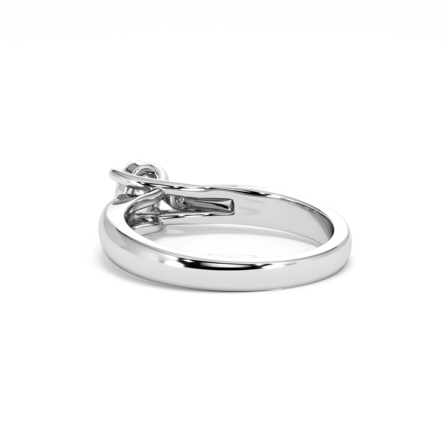 Naomi Oval Cut Lab Diamond Engagement Ring 0.50ct H/SI in 925 Silver - Image 58