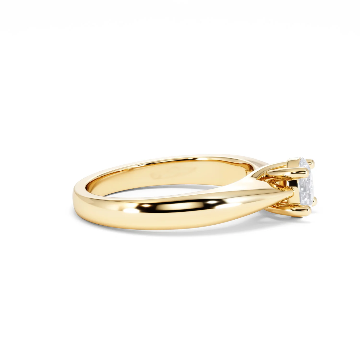 Naomi Oval Cut Lab Diamond Engagement Ring 0.50ct H/SI in 9k Gold - Image 27