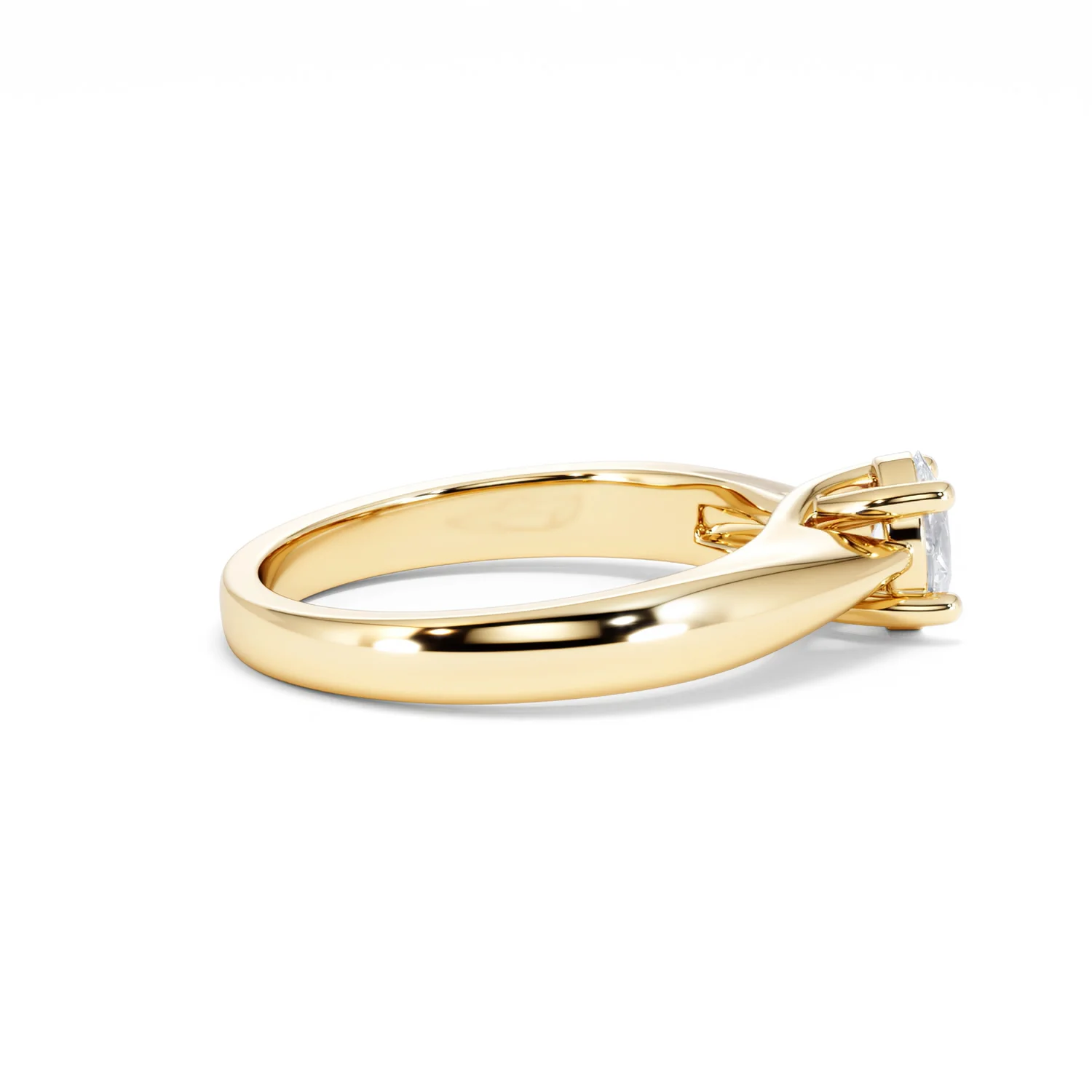 Naomi Oval Cut Lab Diamond Engagement Ring 0.50ct H/SI in 9k Gold - Image 31