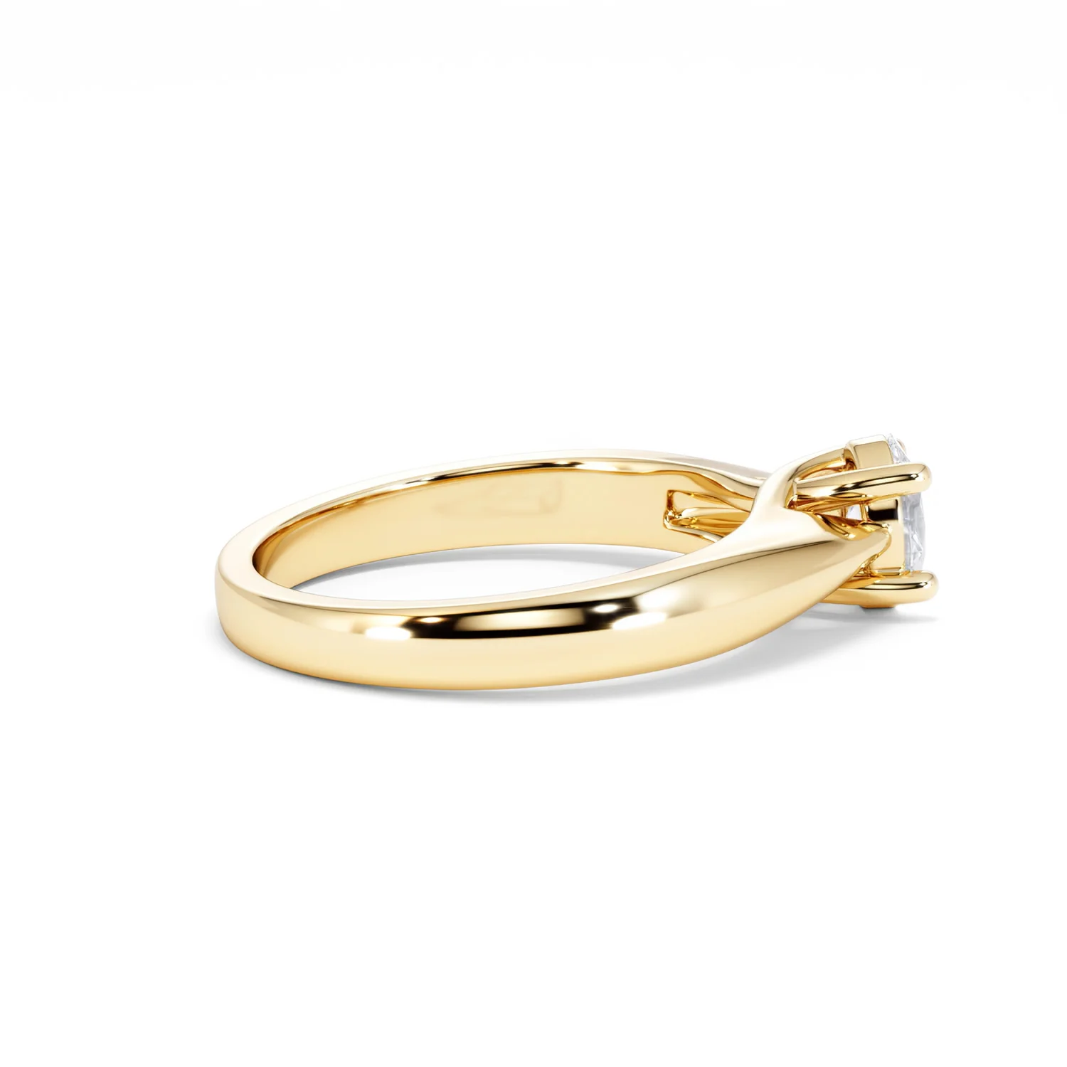 Naomi Oval Cut Lab Diamond Engagement Ring 0.50ct H/SI in 9k Gold - Image 32