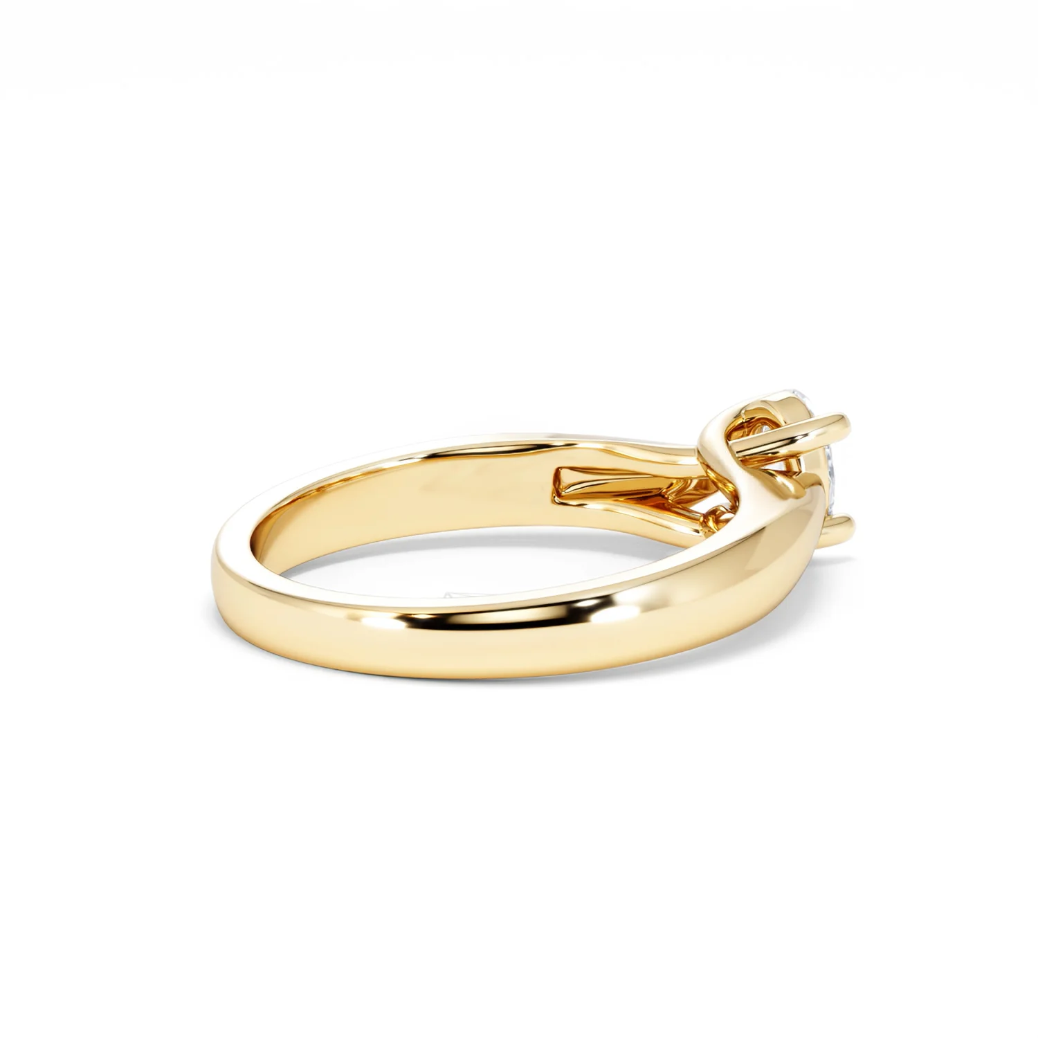 Naomi Oval Cut Lab Diamond Engagement Ring 0.50ct H/SI in 9k Gold - Image 38