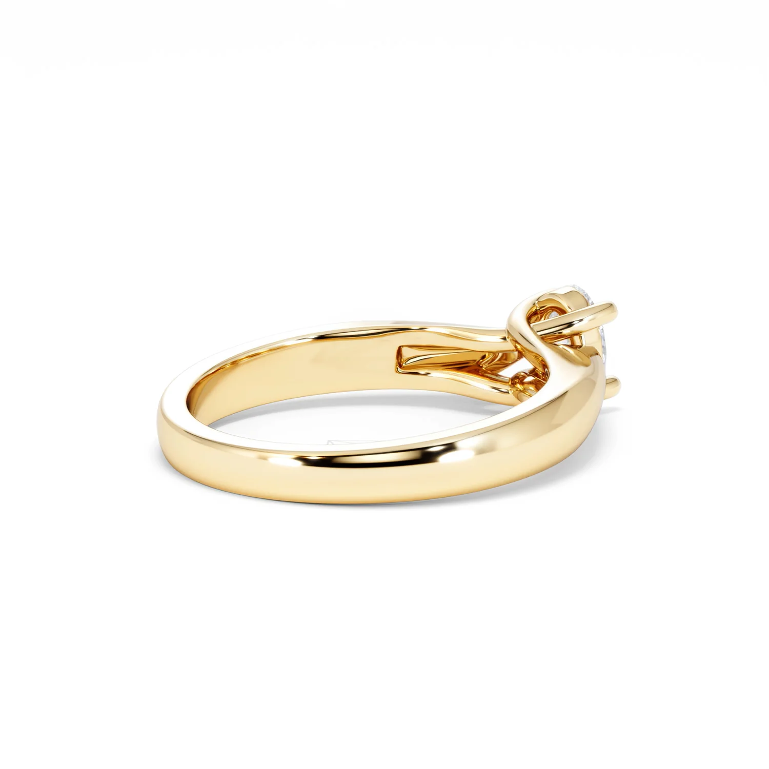 Naomi Oval Cut Lab Diamond Engagement Ring 0.50ct H/SI in 9k Gold - Image 39
