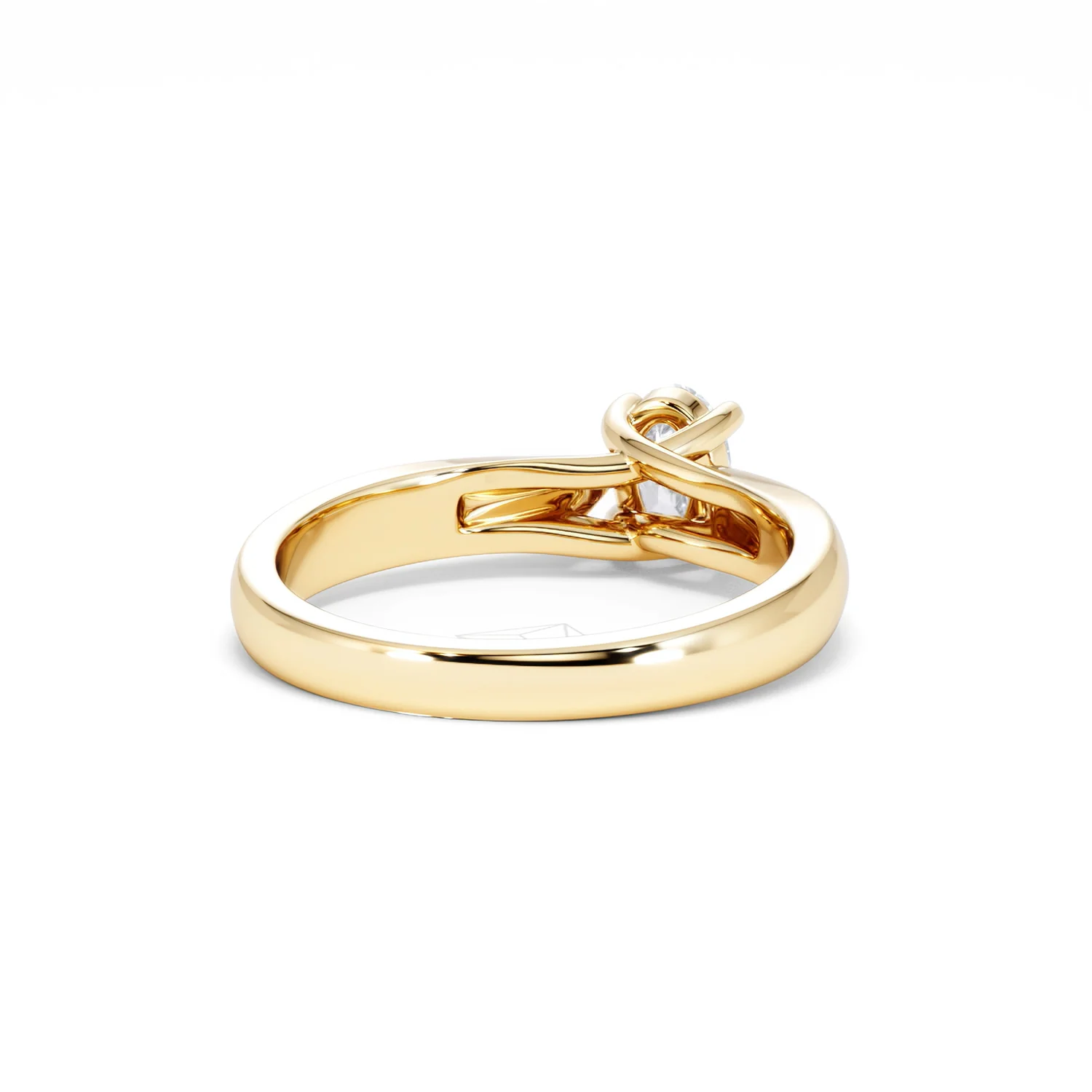 Naomi Oval Cut Lab Diamond Engagement Ring 0.50ct H/SI in 9k Gold - Image 45