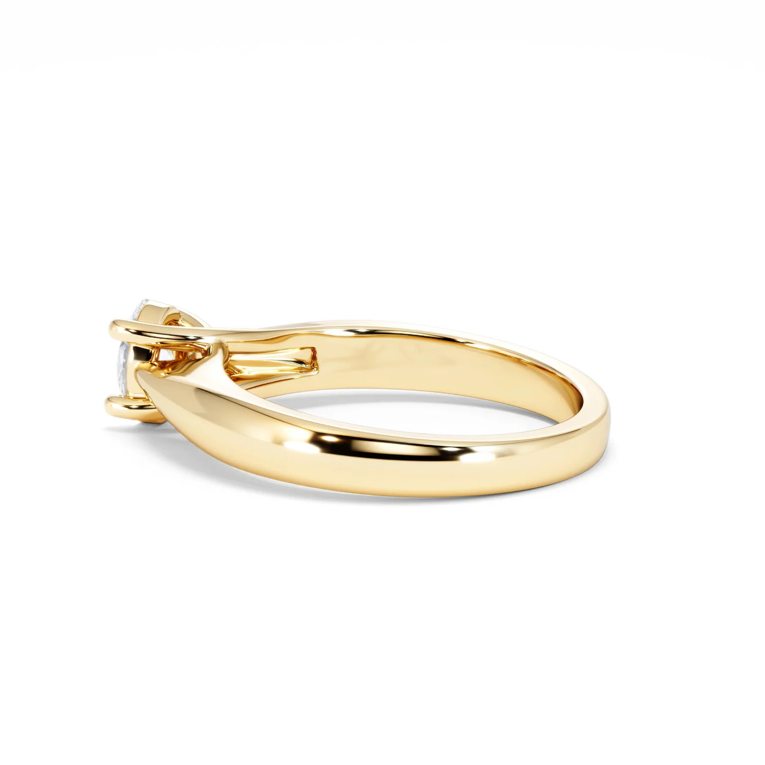 Naomi Oval Cut Lab Diamond Engagement Ring 0.50ct H/SI in 9k Gold - Image 65