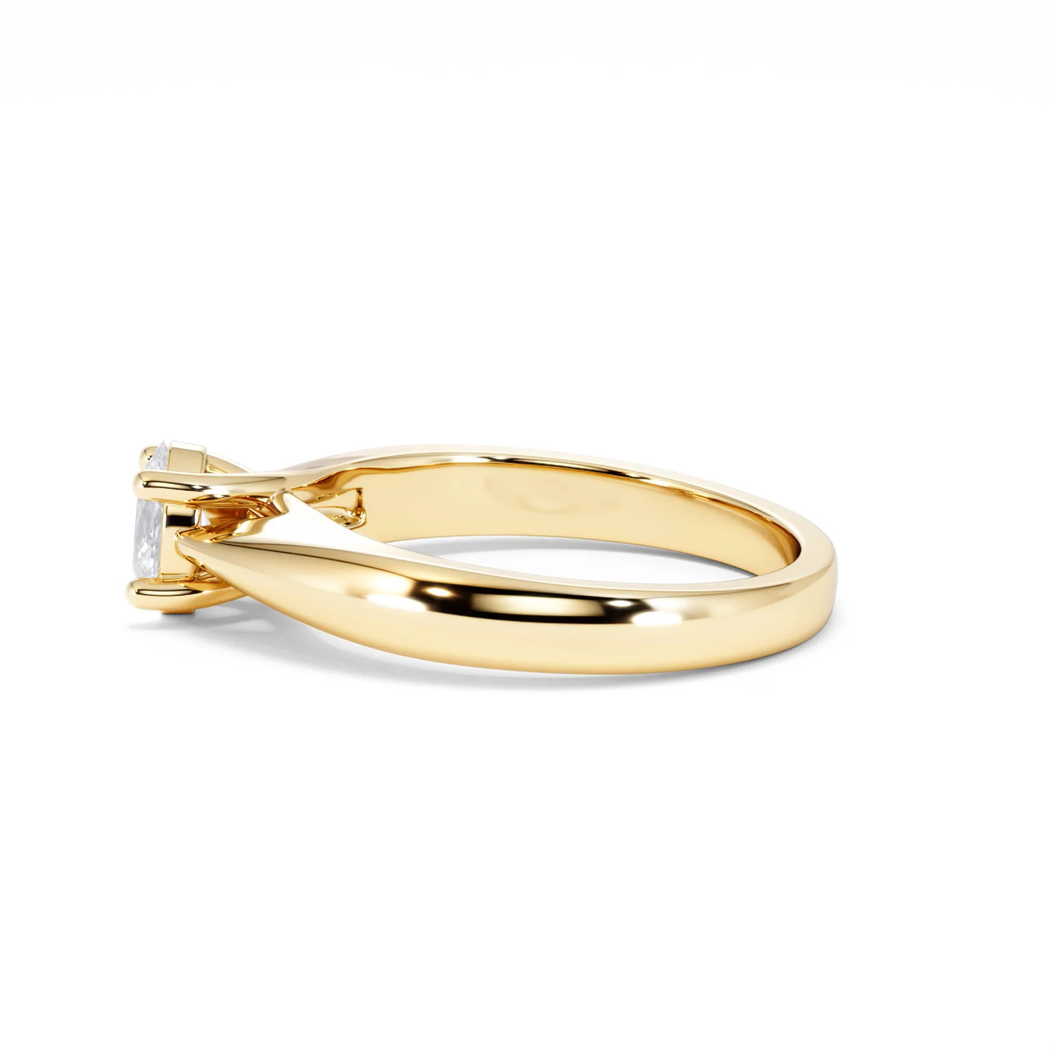 Naomi Oval Cut Lab Diamond Engagement Ring 0.50ct H/SI in 9k Gold - Image 70