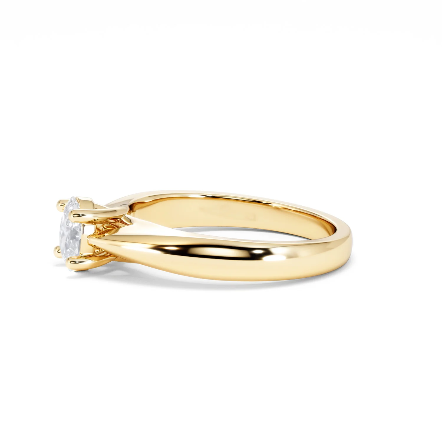 Naomi Oval Cut Lab Diamond Engagement Ring 0.50ct H/SI in 9k Gold - Image 74