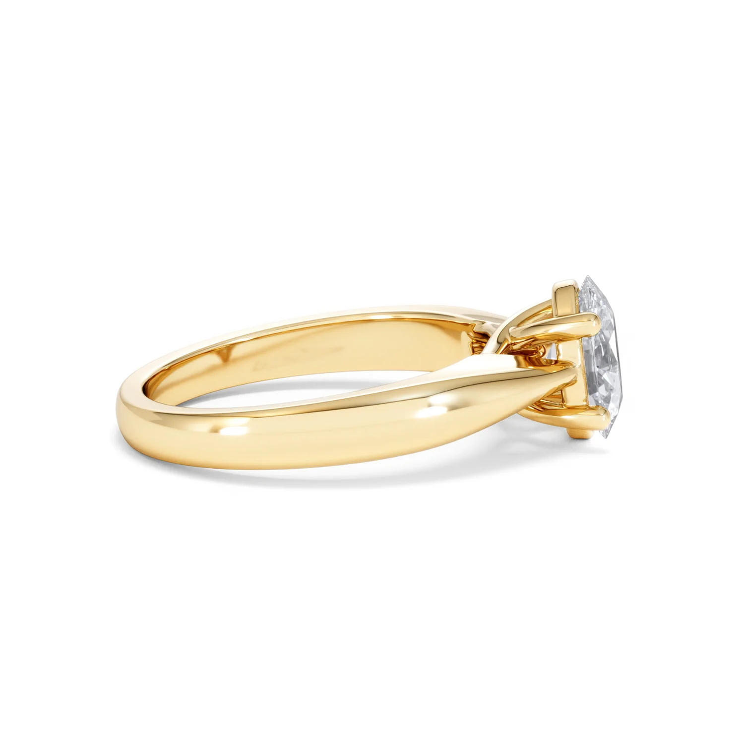 Naomi Oval Cut Lab Diamond Engagement Ring 1.00ct H/SI in 9k Gold - Image 29
