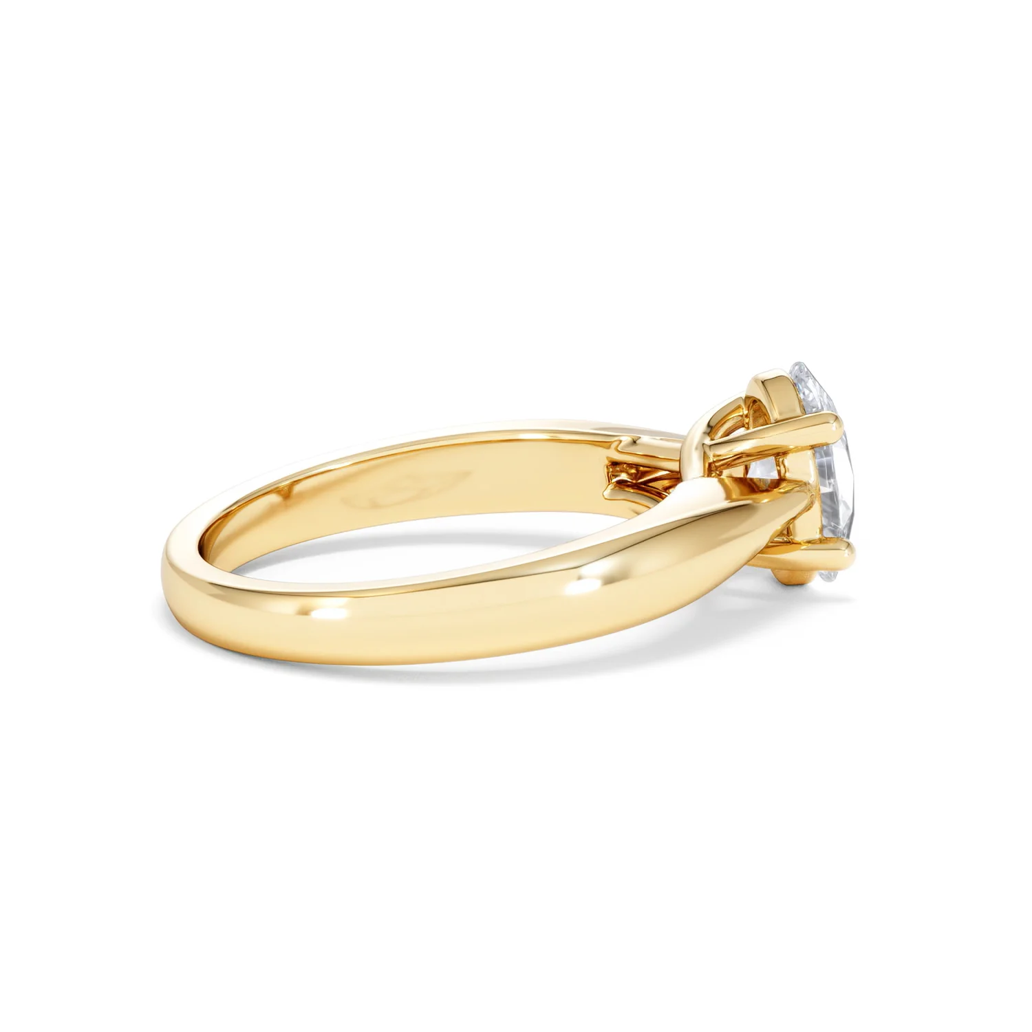 Naomi Oval Cut Lab Diamond Engagement Ring 1.00ct H/SI in 9k Gold - Image 33
