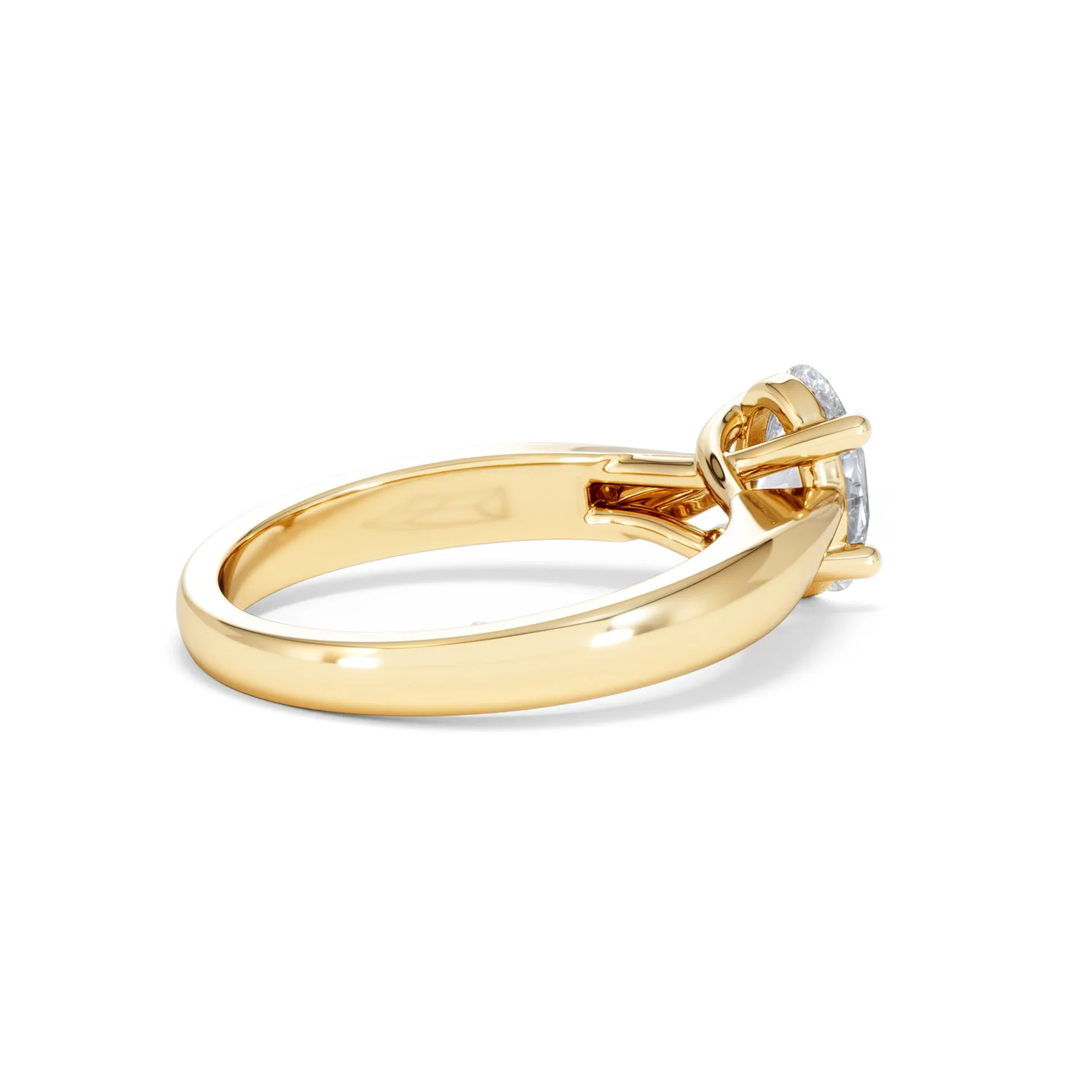 Naomi Oval Cut Lab Diamond Engagement Ring 1.00ct H/SI in 9k Gold - Image 37