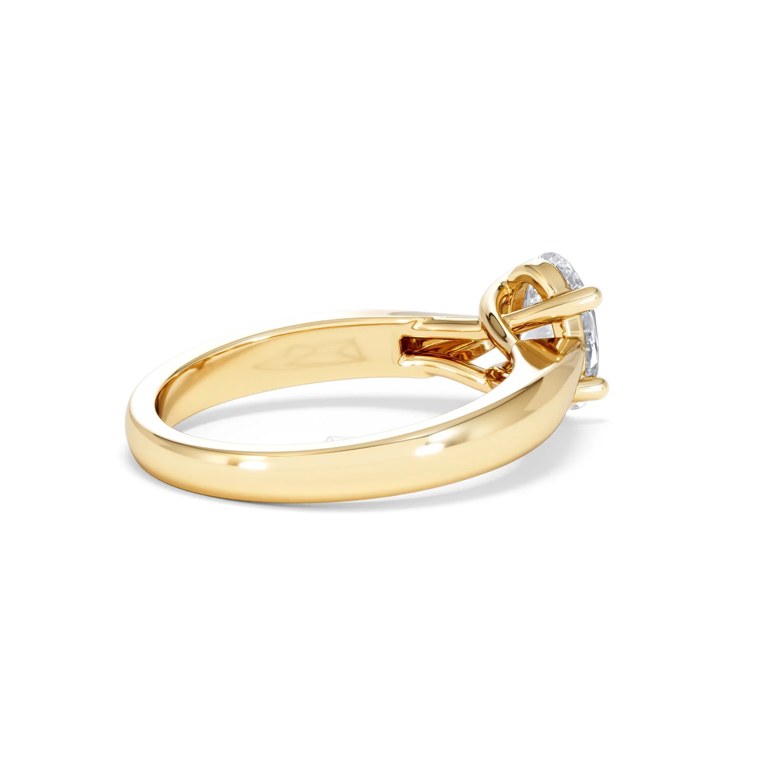 Naomi Oval Cut Lab Diamond Engagement Ring 1.00ct H/SI in 9k Gold - Image 38