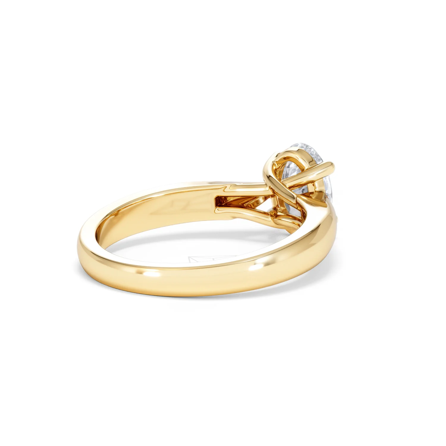 Naomi Oval Cut Lab Diamond Engagement Ring 1.00ct H/SI in 9k Gold - Image 41