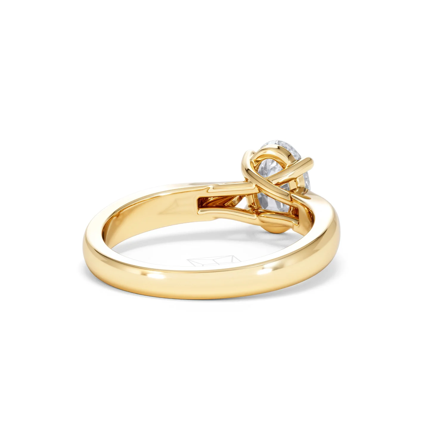 Naomi Oval Cut Lab Diamond Engagement Ring 1.00ct H/SI in 9k Gold - Image 44