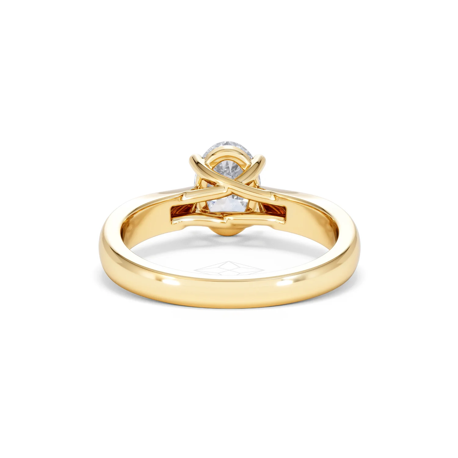 Naomi Oval Cut Lab Diamond Engagement Ring 1.00ct H/SI in 9k Gold - Image 50