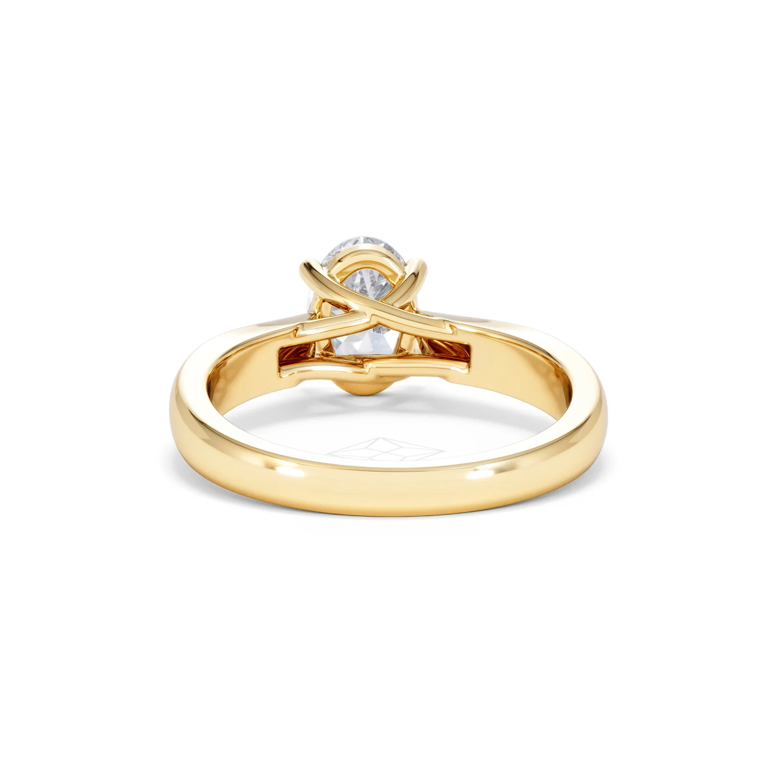 Naomi Oval Cut Lab Diamond Engagement Ring 1.00ct H/SI in 9k Gold - Image 51