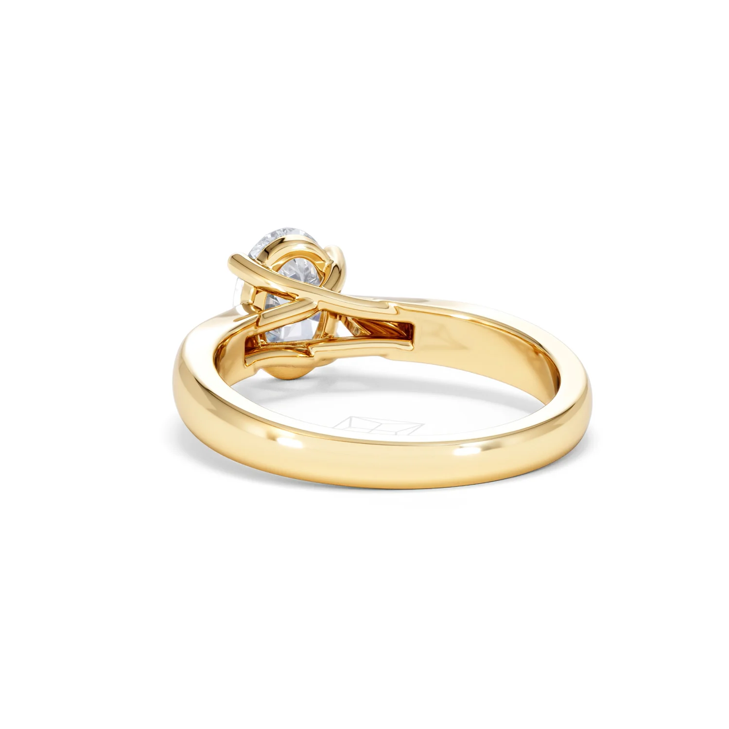 Naomi Oval Cut Lab Diamond Engagement Ring 1.00ct H/SI in 9k Gold - Image 55