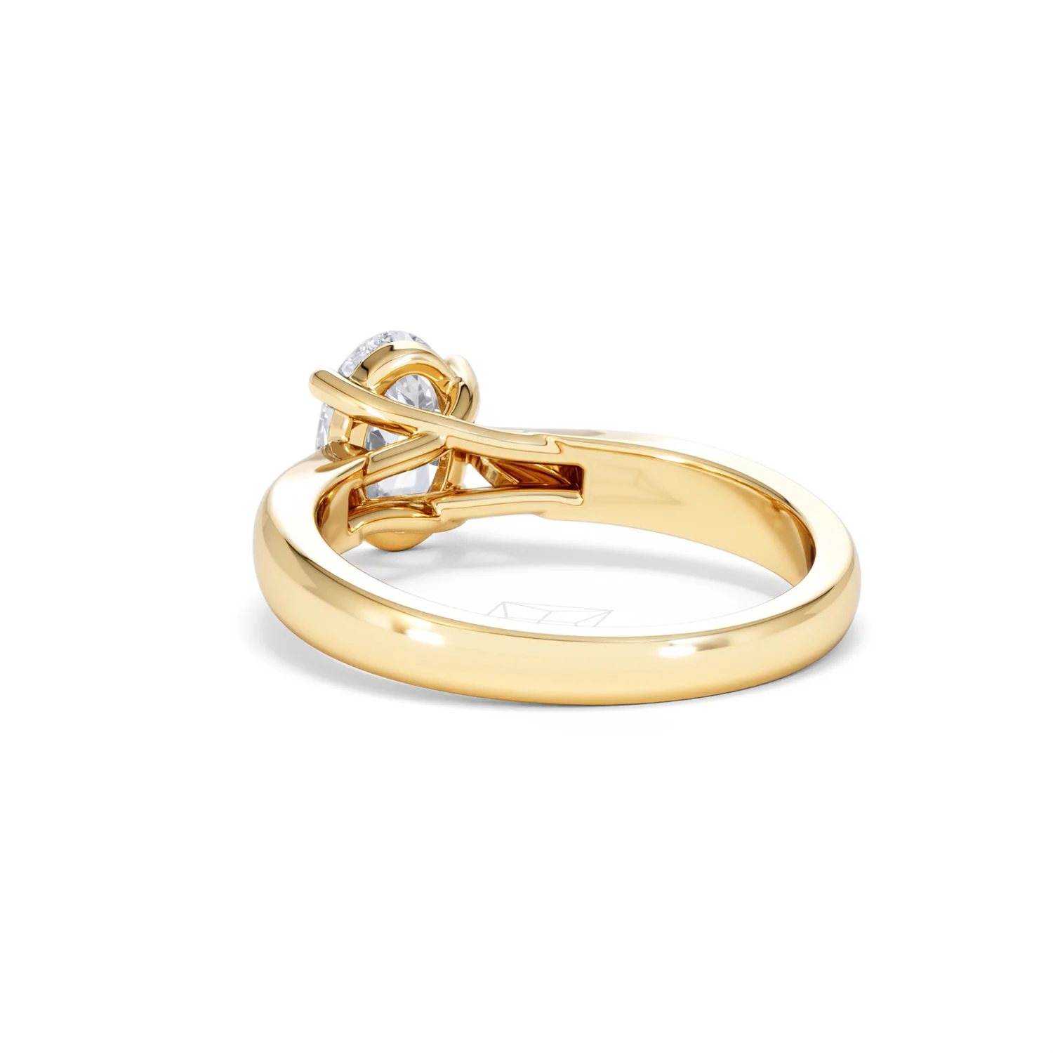 Naomi Oval Cut Lab Diamond Engagement Ring 1.00ct H/SI in 9k Gold - Image 56