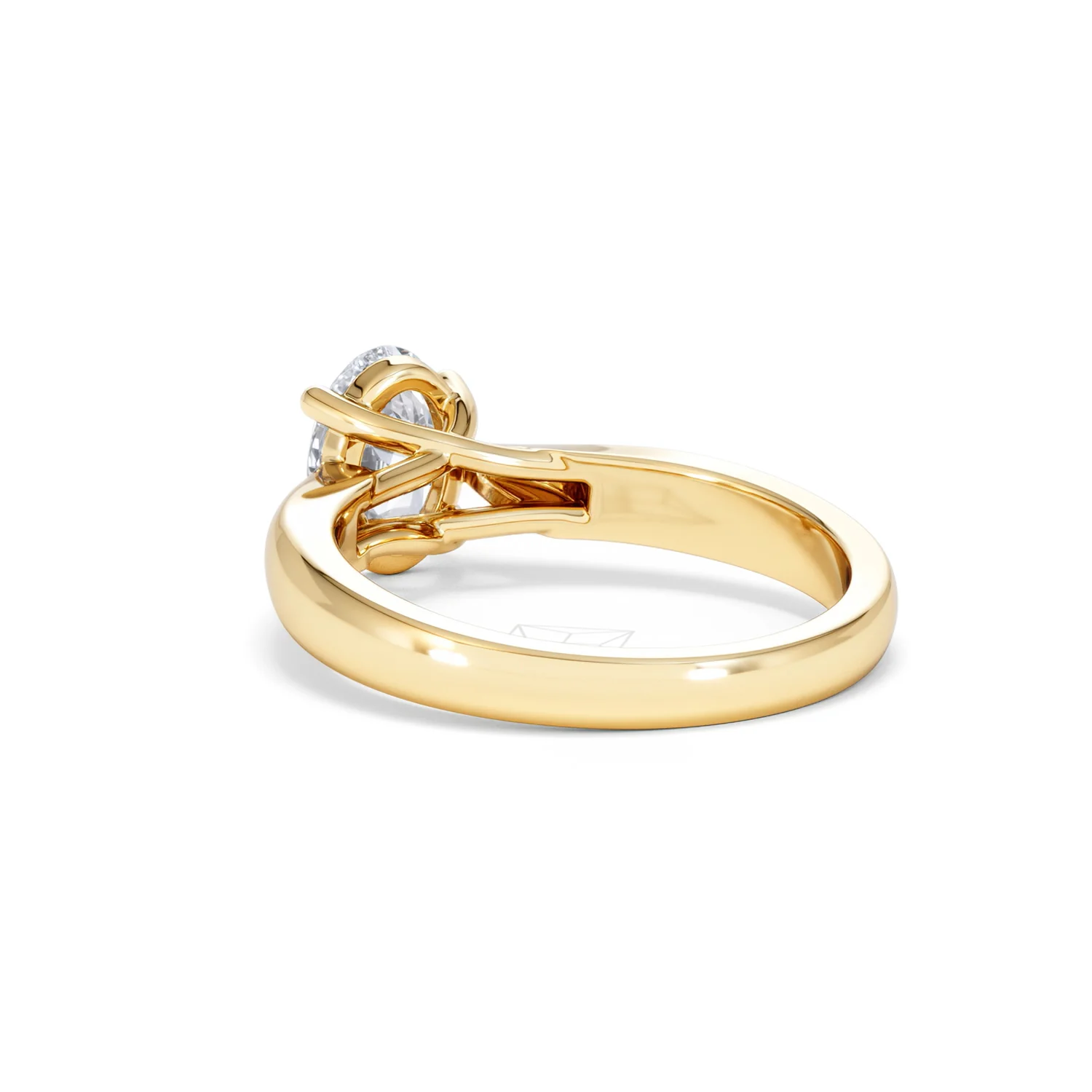 Naomi Oval Cut Lab Diamond Engagement Ring 1.00ct H/SI in 9k Gold - Image 57