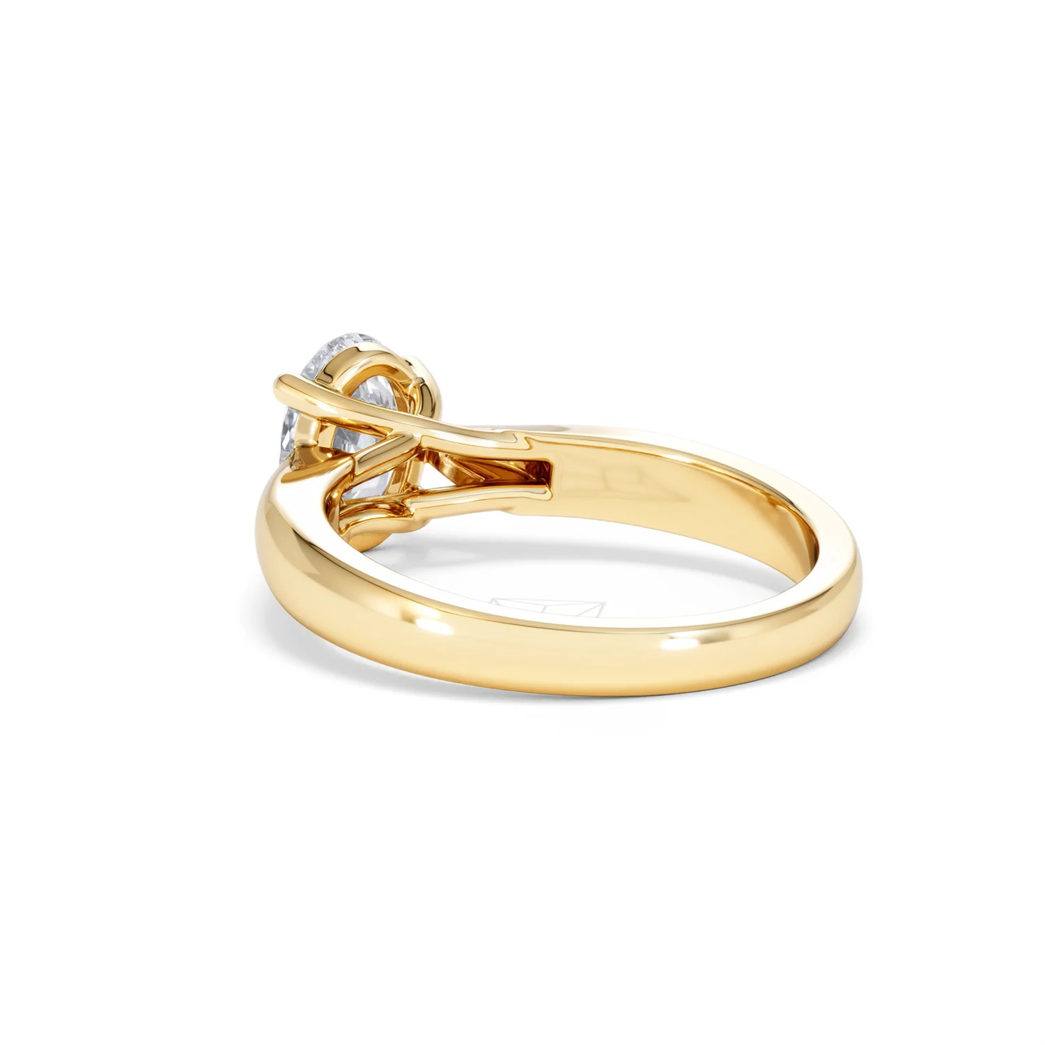 Naomi Oval Cut Lab Diamond Engagement Ring 1.00ct H/SI in 9k Gold - Image 58