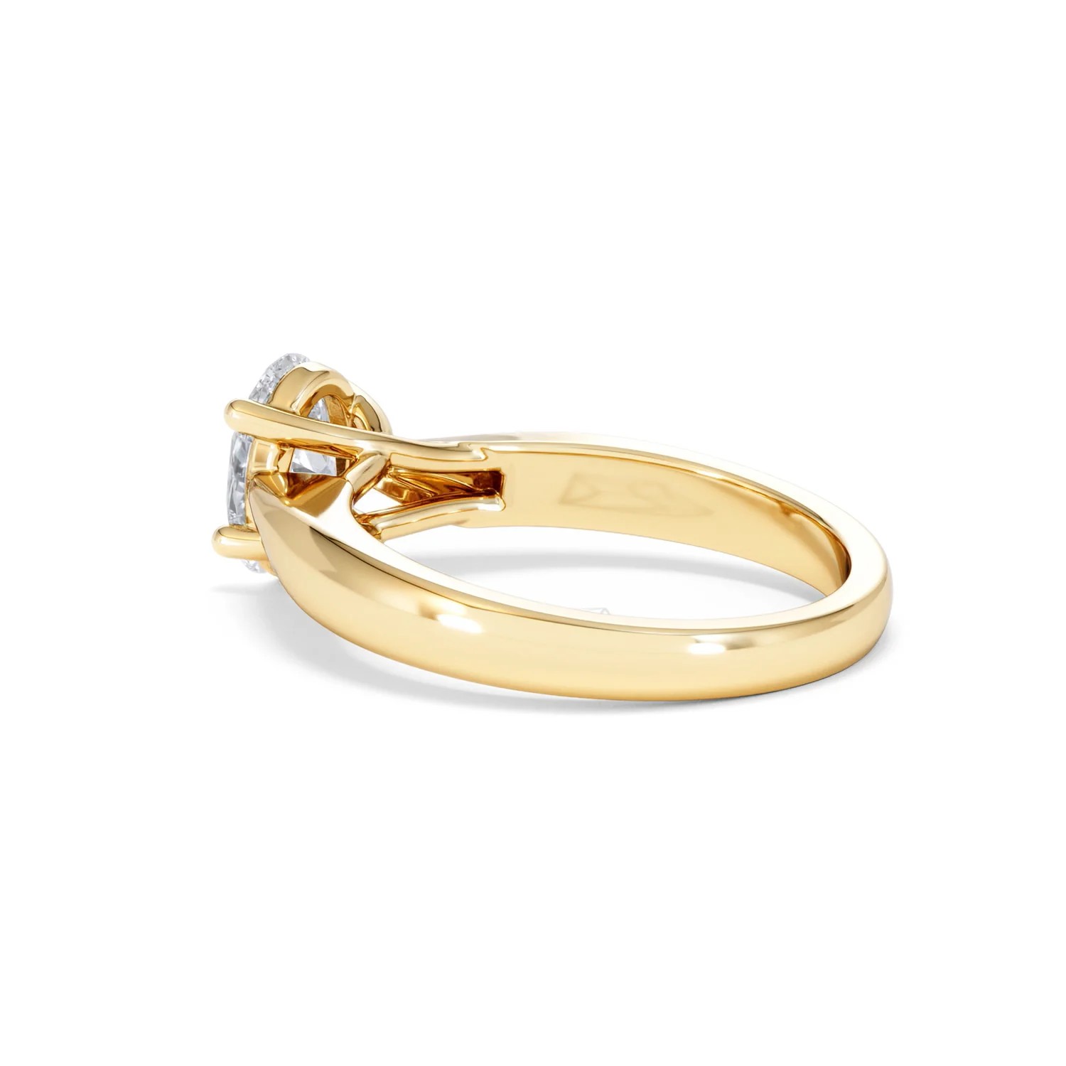 Naomi Oval Cut Lab Diamond Engagement Ring 1.00ct H/SI in 9k Gold - Image 62