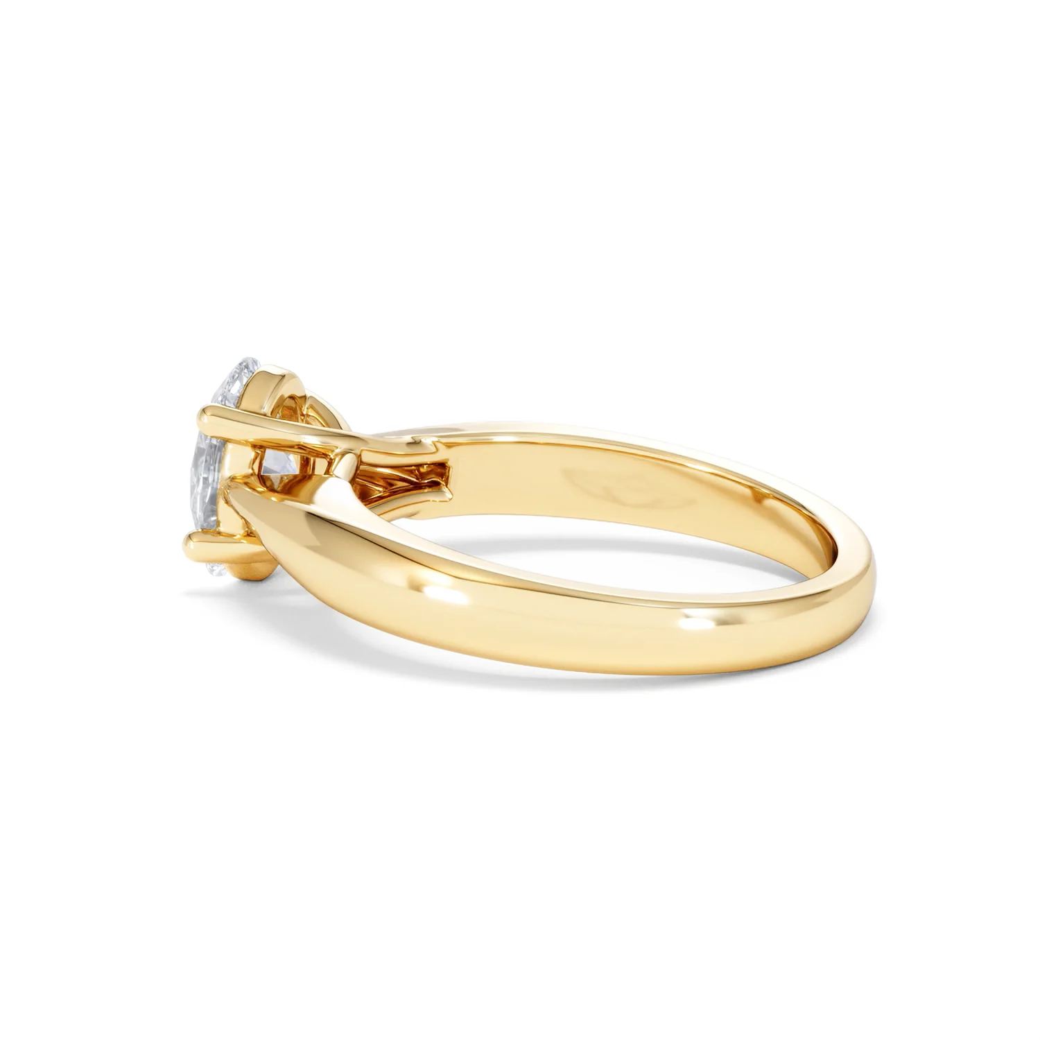 Naomi Oval Cut Lab Diamond Engagement Ring 1.00ct H/SI in 9k Gold - Image 65