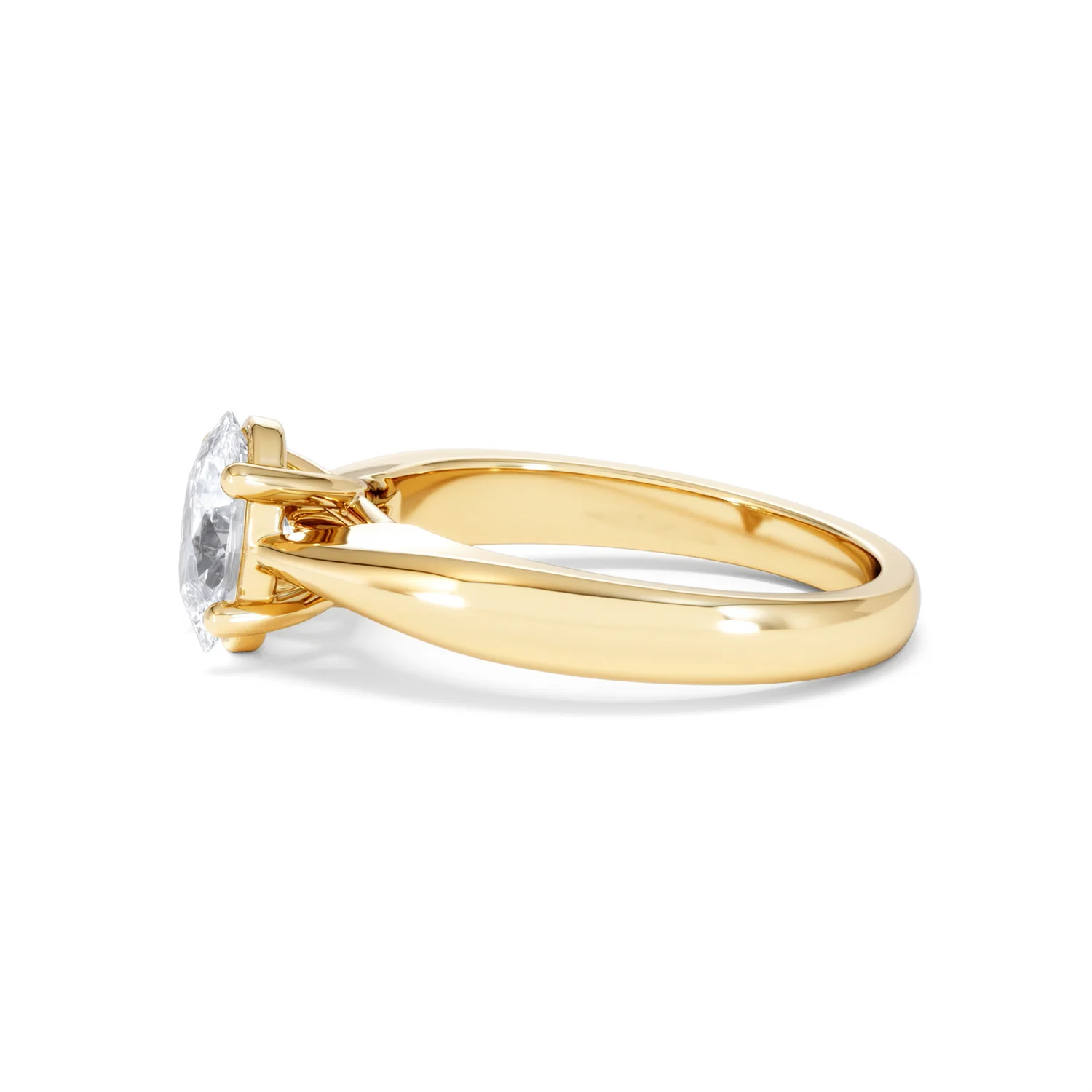 Naomi Oval Cut Lab Diamond Engagement Ring 1.00ct H/SI in 9k Gold - Image 72