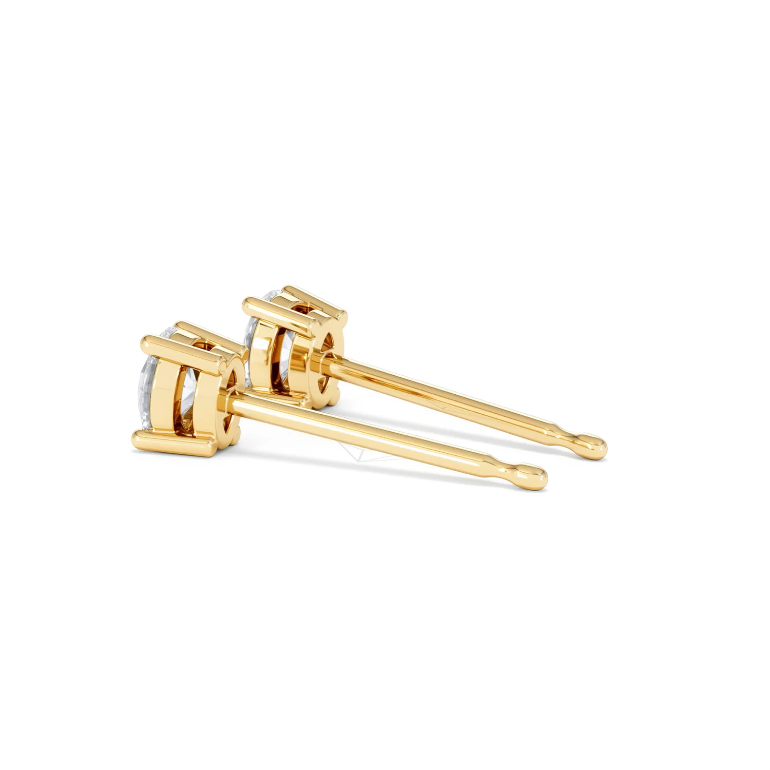 Naomi Oval Cut Lab Diamond Stud Earrings 0.50ct H/SI in 9K Gold - Image 64