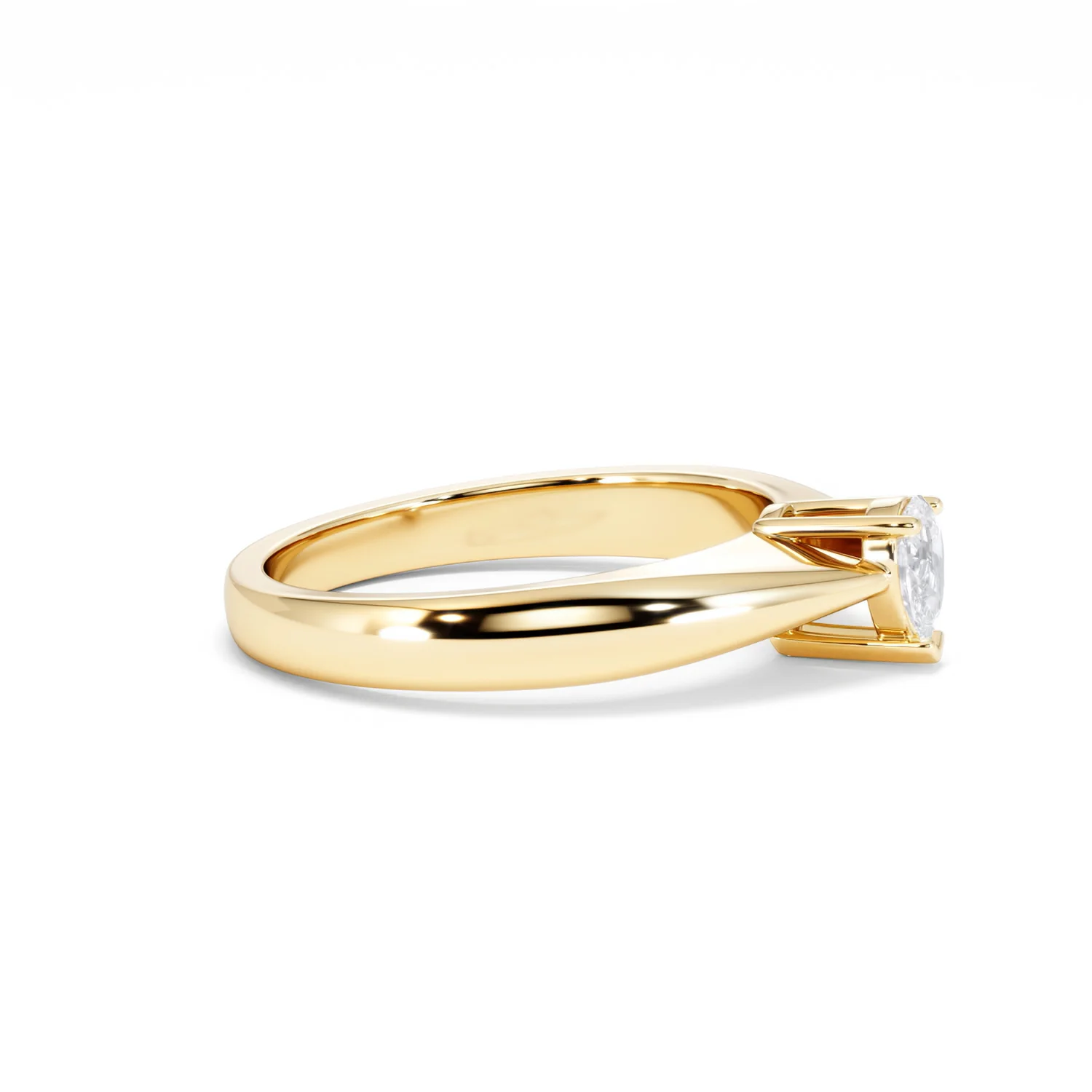 Naomi Pear Cut Lab Diamond Engagement Ring 0.33ct H/SI in 18k Gold Vermeil - Image 26