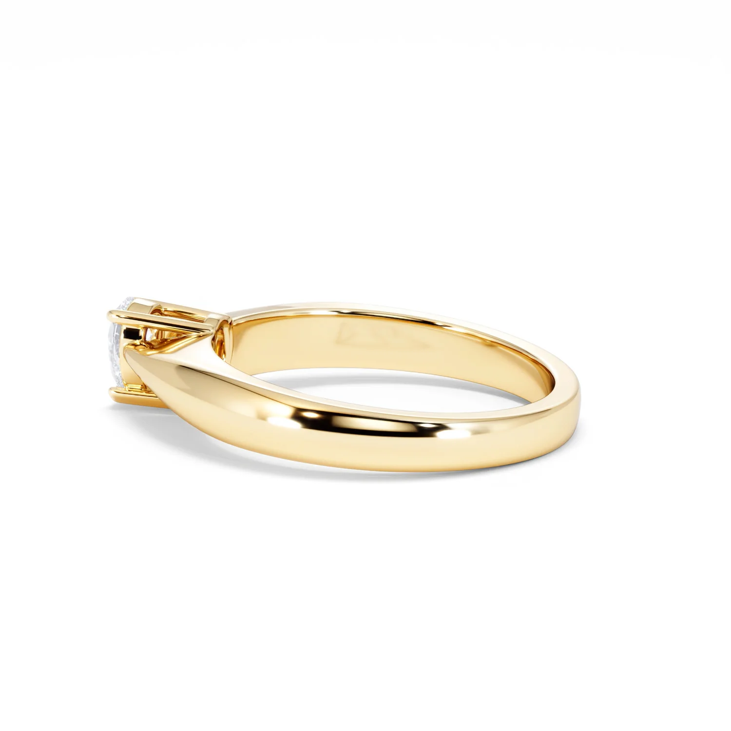 Naomi Pear Cut Lab Diamond Engagement Ring 0.33ct H/SI in 18k Gold Vermeil - Image 66