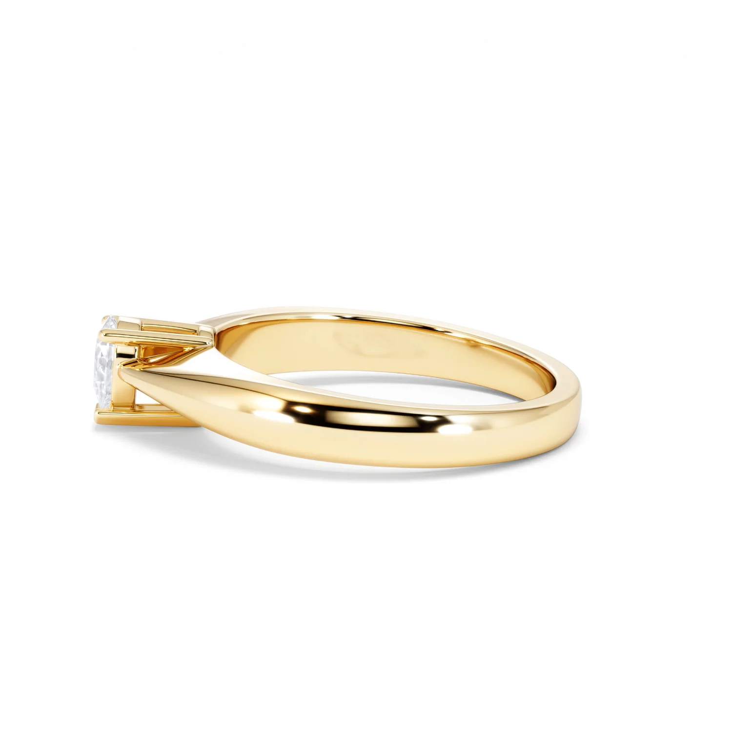 Naomi Pear Cut Lab Diamond Engagement Ring 0.33ct H/SI in 18k Gold Vermeil - Image 70