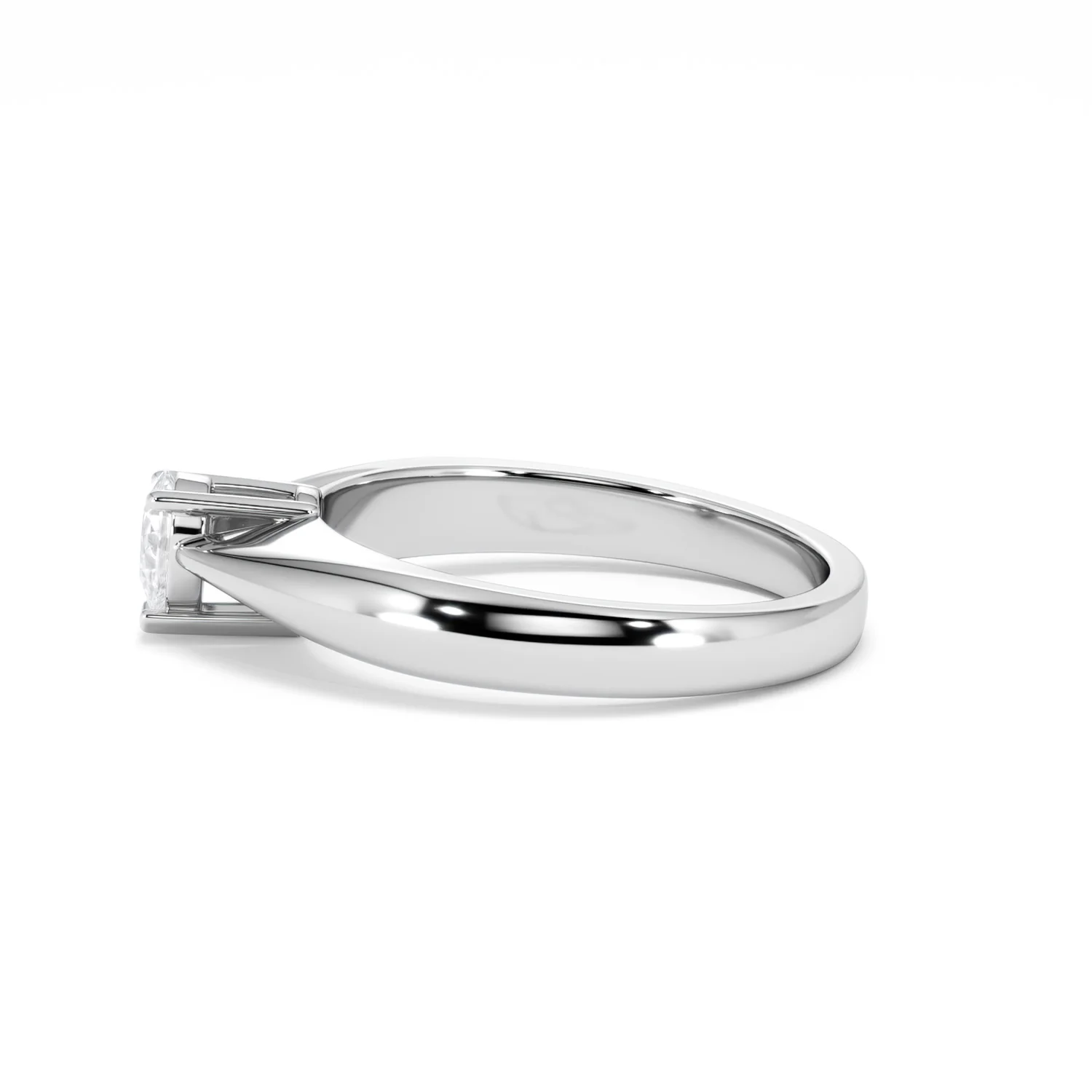Naomi Pear Cut Lab Diamond Engagement Ring 0.33ct H/SI in 925 Silver - Image 70