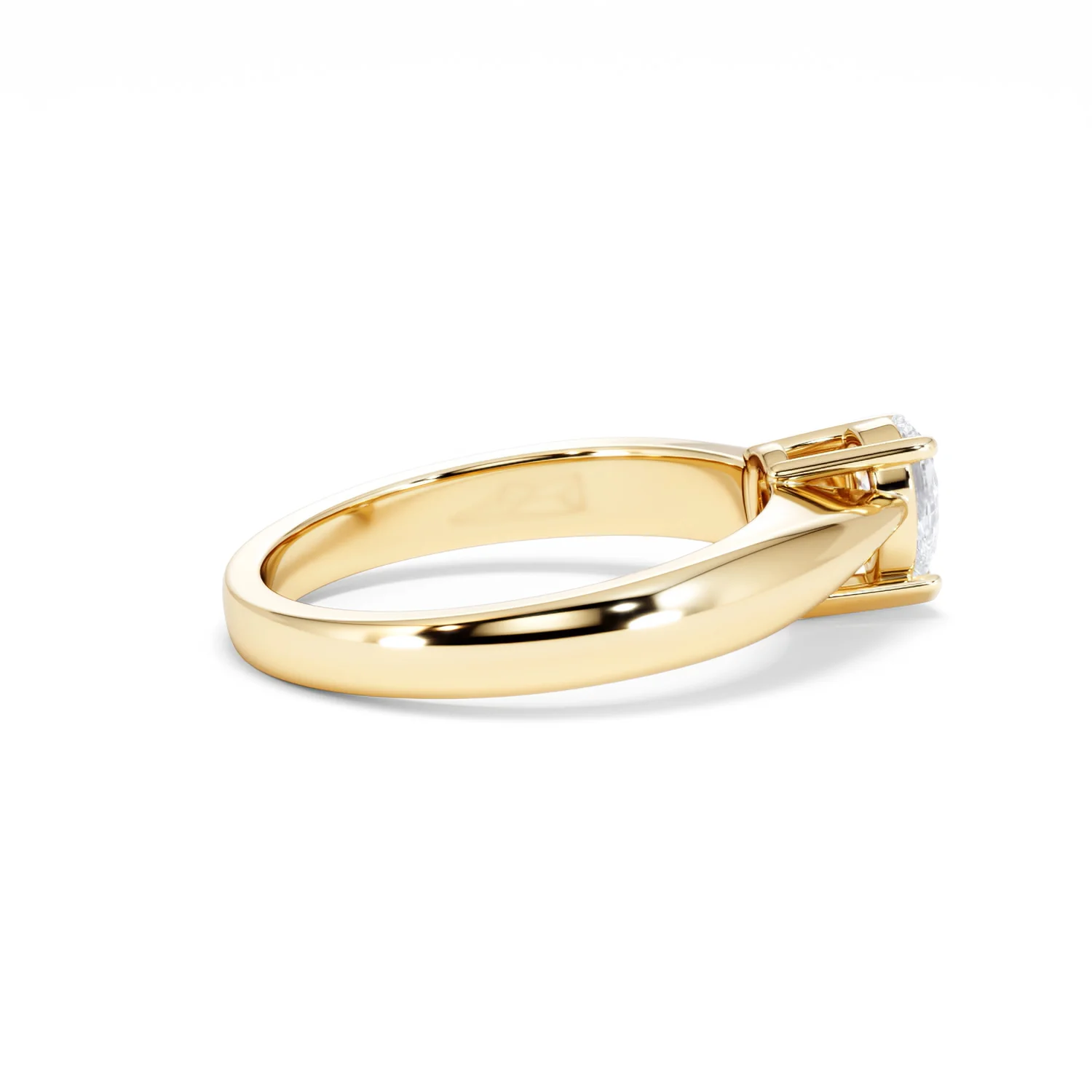 Naomi Pear Cut Lab Diamond Engagement Ring 0.50ct H/SI in 18k Gold Vermeil - Image 33