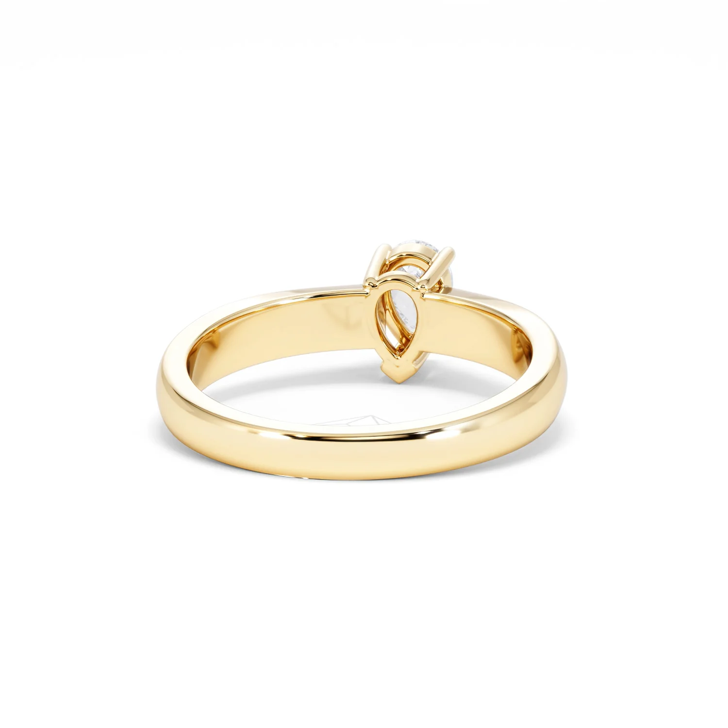 Naomi Pear Cut Lab Diamond Engagement Ring 0.50ct H/SI in 18k Gold Vermeil - Image 47