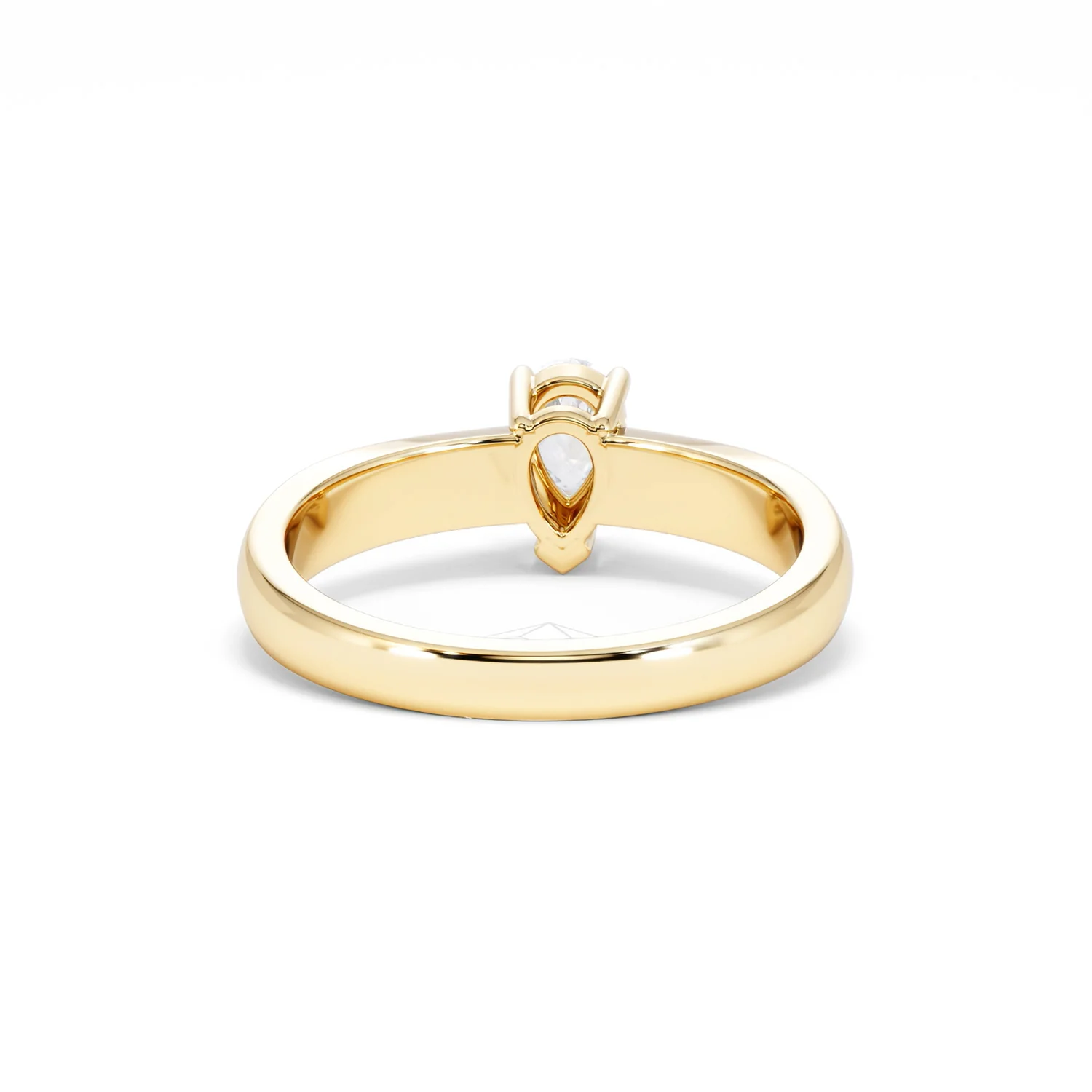 Naomi Pear Cut Lab Diamond Engagement Ring 0.50ct H/SI in 18k Gold Vermeil - Image 49