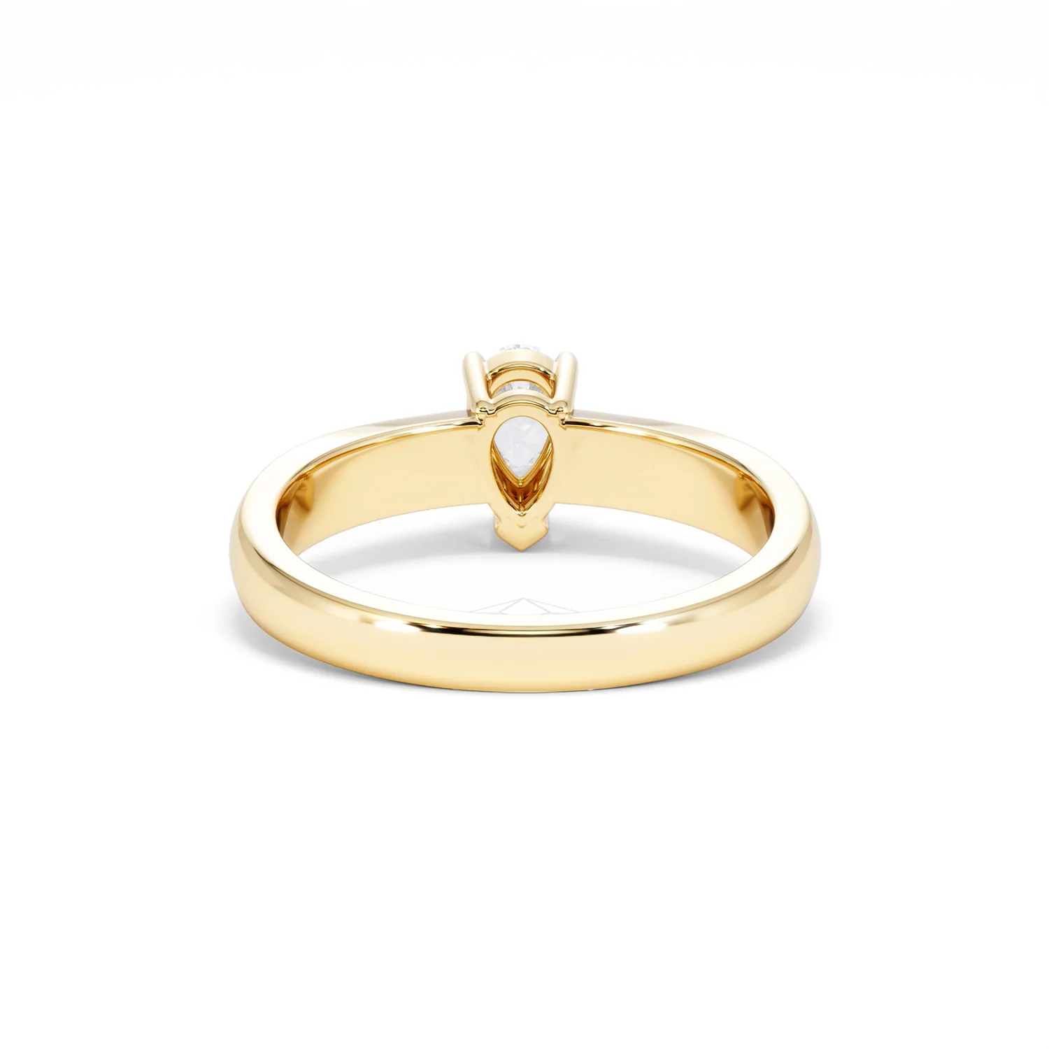 Naomi Pear Cut Lab Diamond Engagement Ring 0.50ct H/SI in 18k Gold Vermeil - Image 50